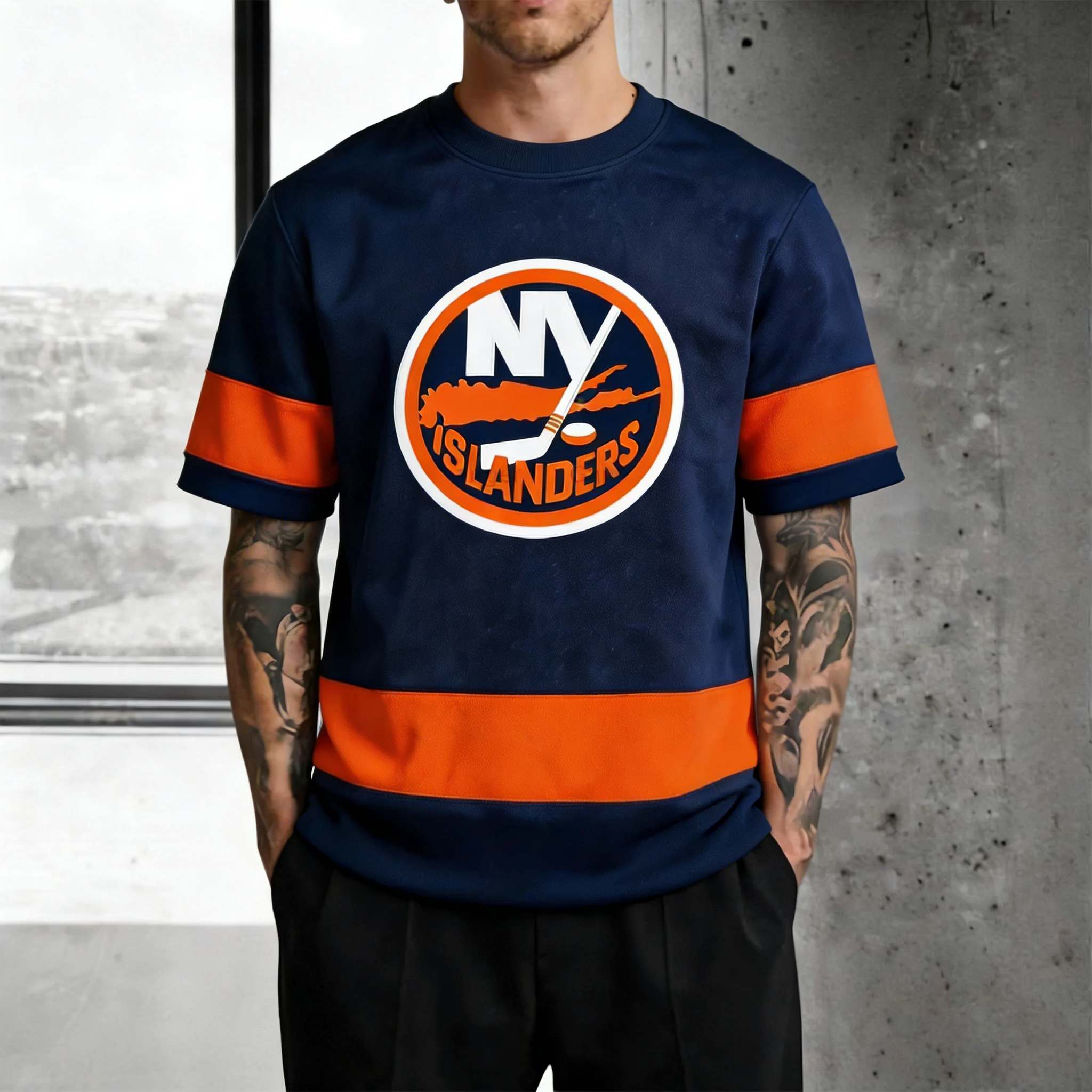 Unisex  "New York Islanders "  Inspired Trendy T-shirt