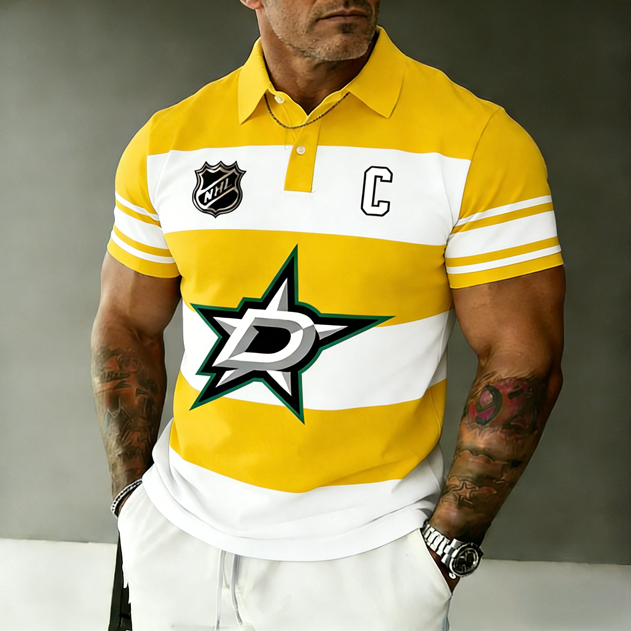 Dallas Stars captain's polo shirt
