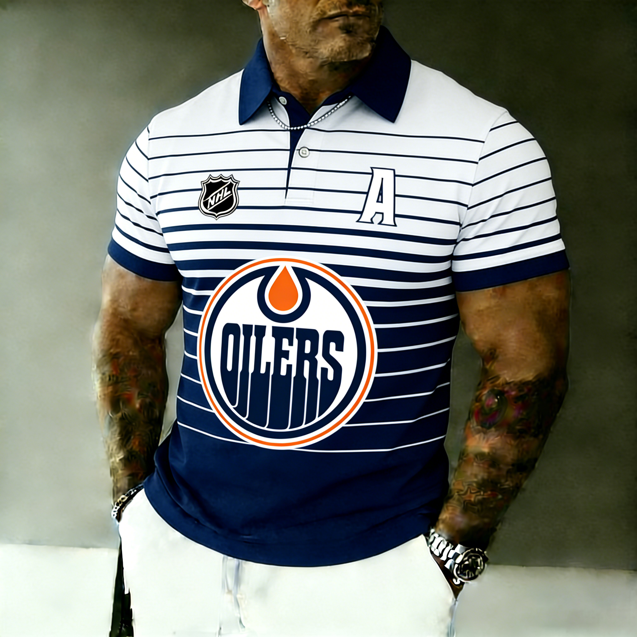 Edmonton Oilers Captain Polo Shirt