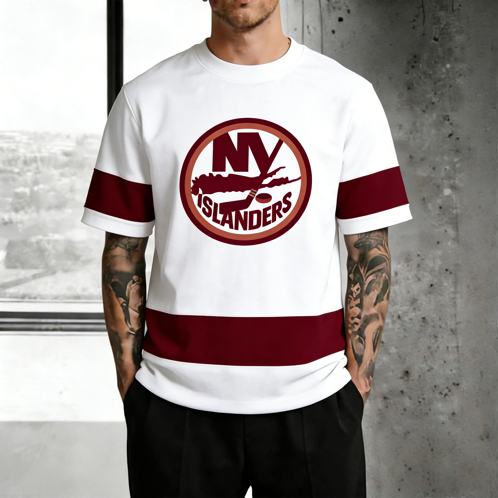 Unisex  "New York Islanders "  Inspired Trendy T-shirt
