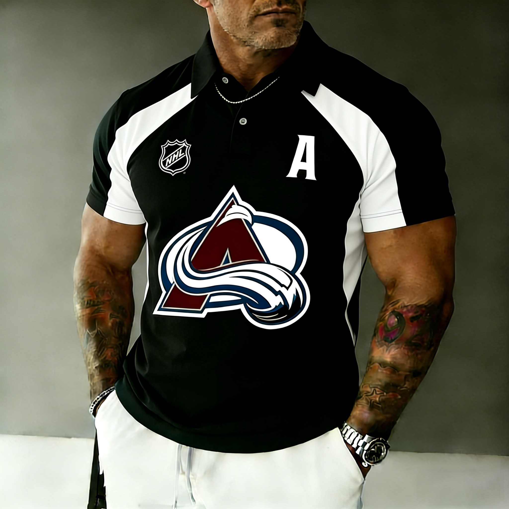 Colorado Avalanche Captain Polo Shirt