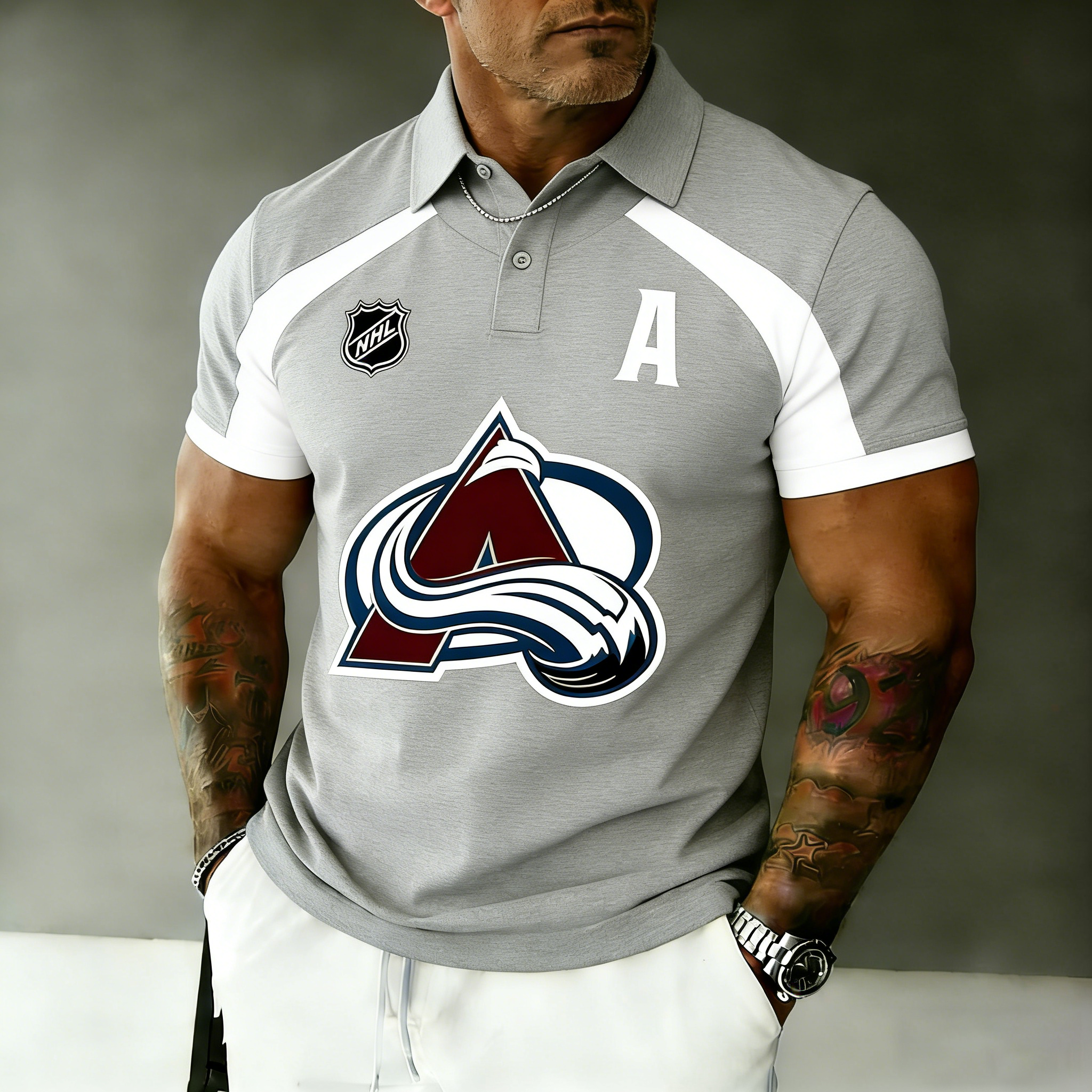 Colorado Avalanche Captain Polo Shirt