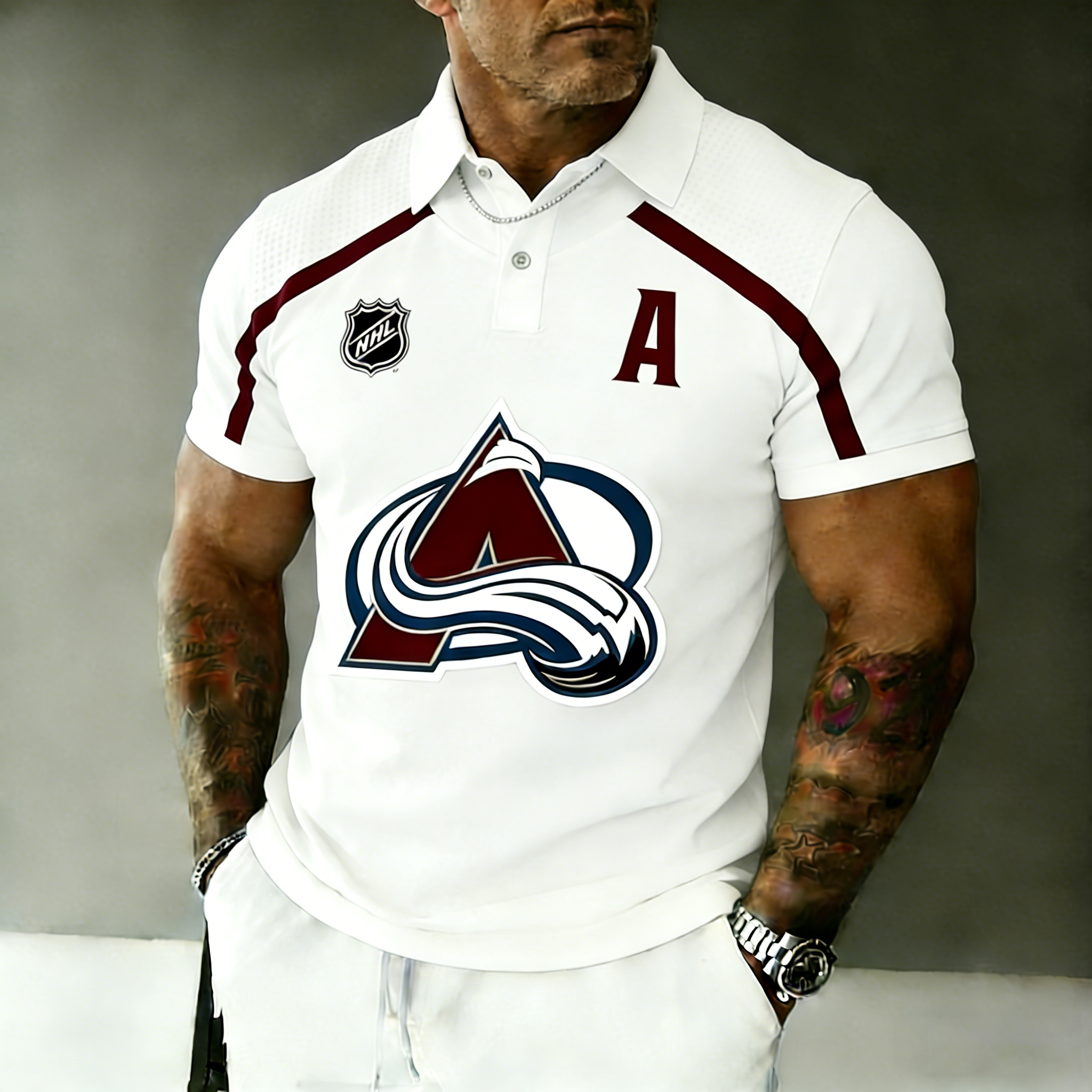 Colorado Avalanche Captain Polo Shirt