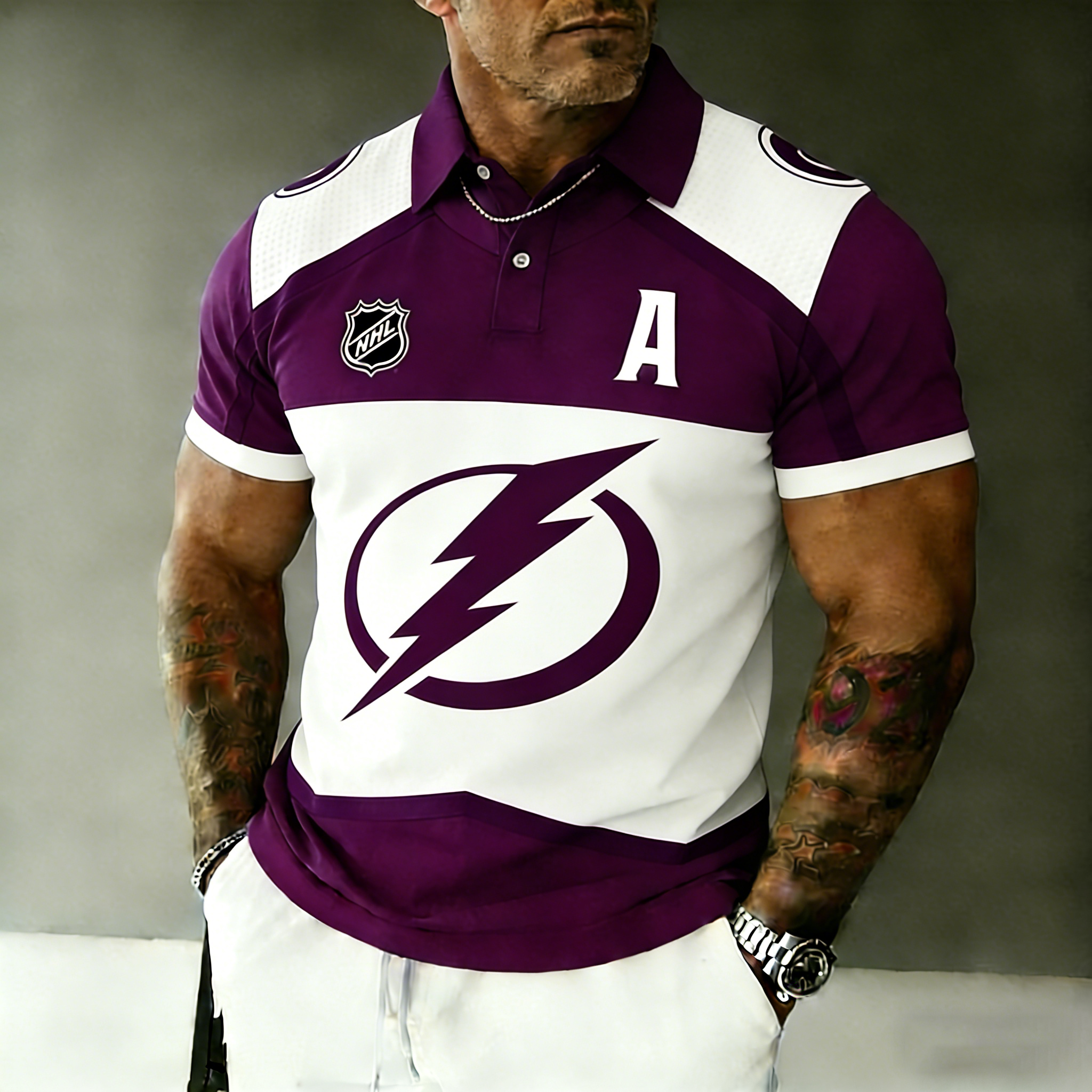 Tampa Bay Lightning Captain Polo Shirt