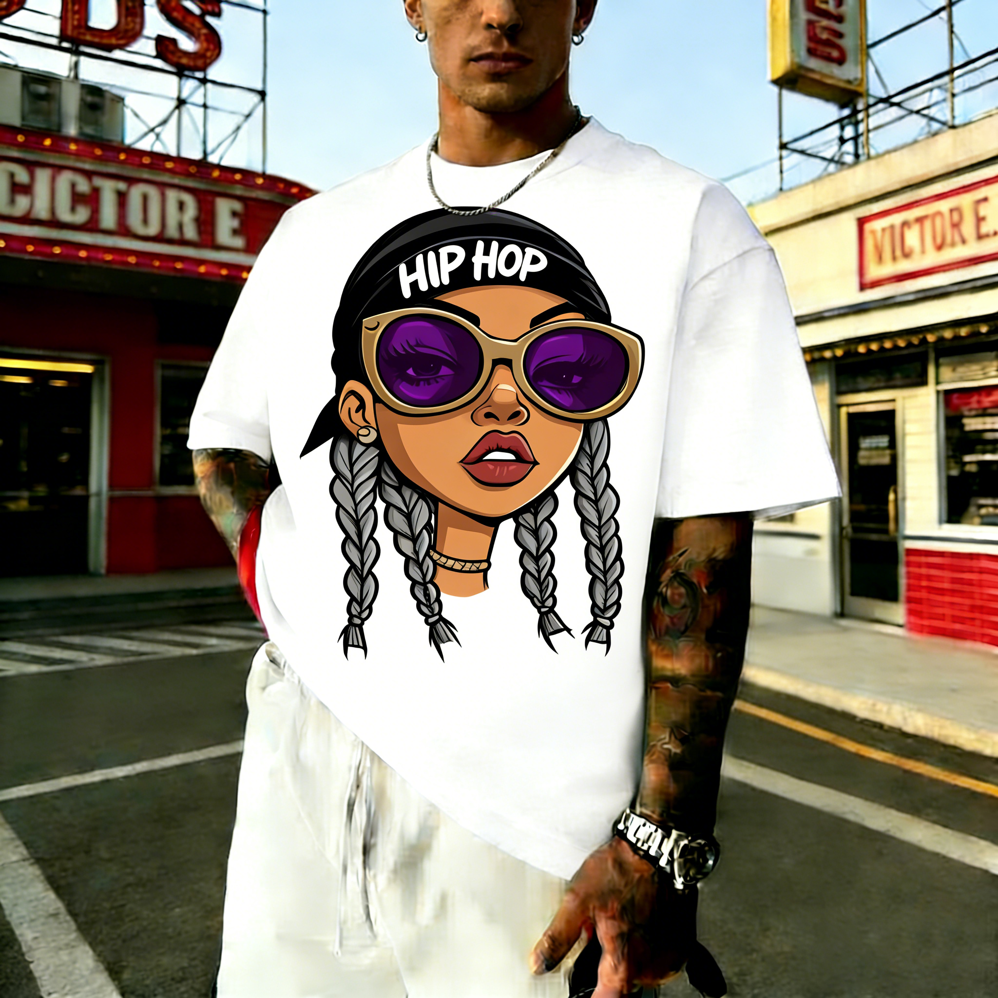 Men's Fashion Casual Crew Neck T-Shirt