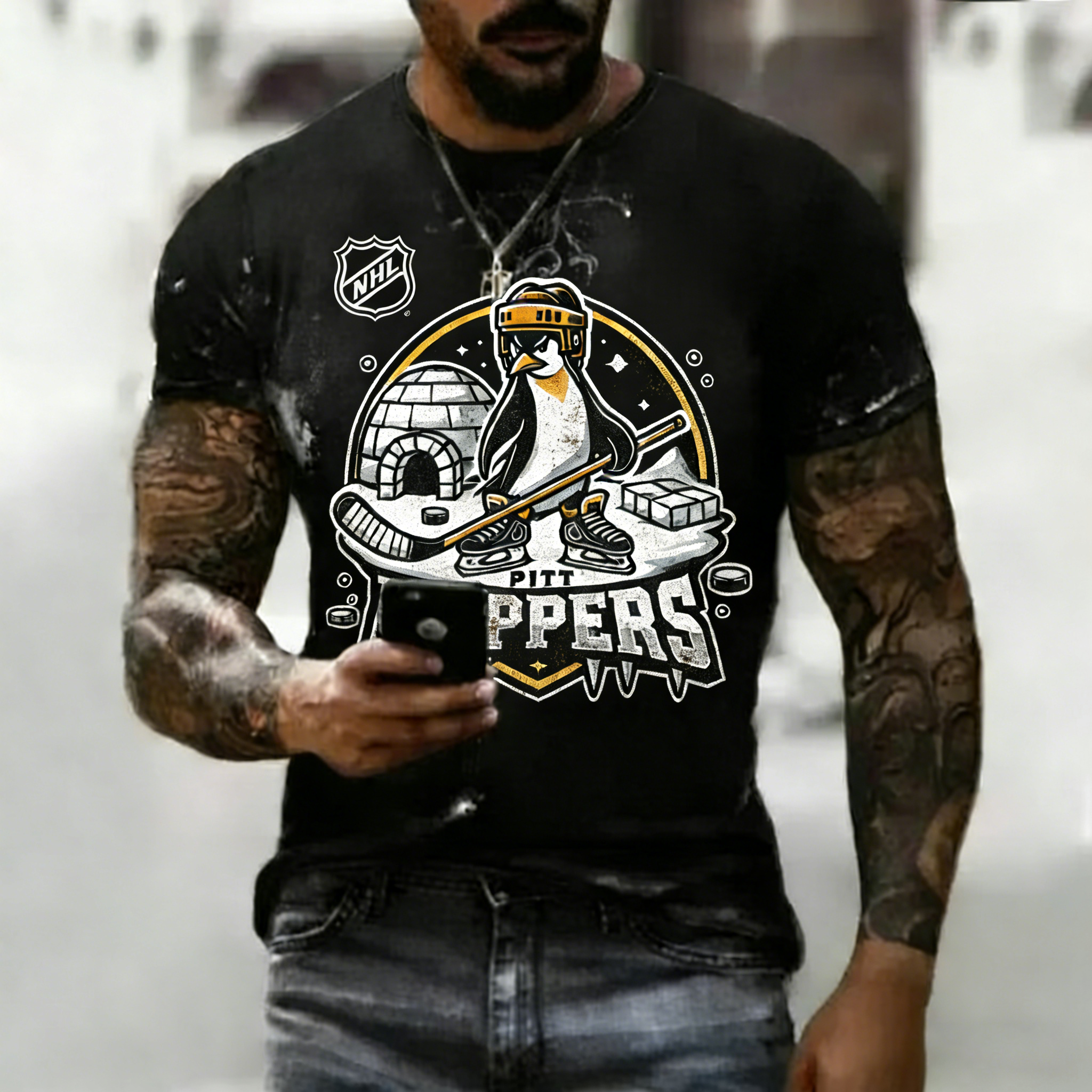 Unisex "Pittsburgh Penguins" Inspired Trendy T-shirt