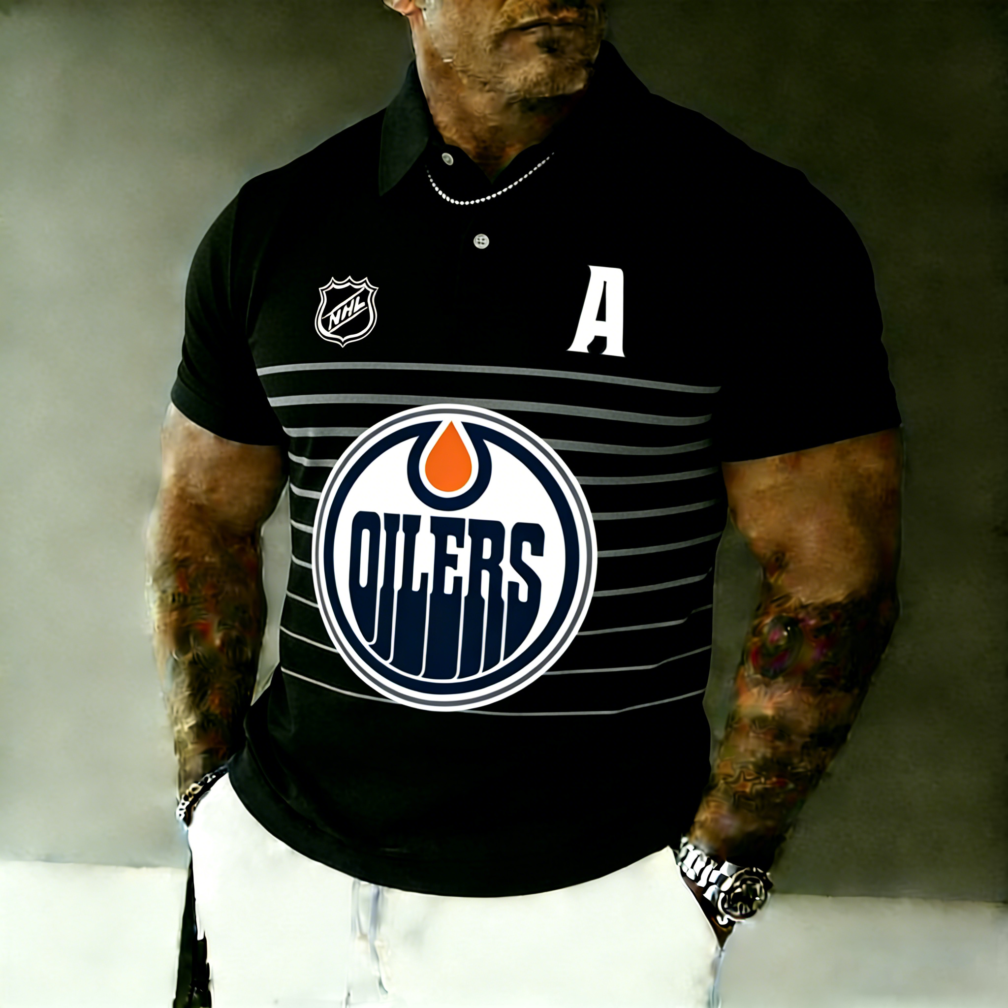 Edmonton Oilers Captain Polo Shirt