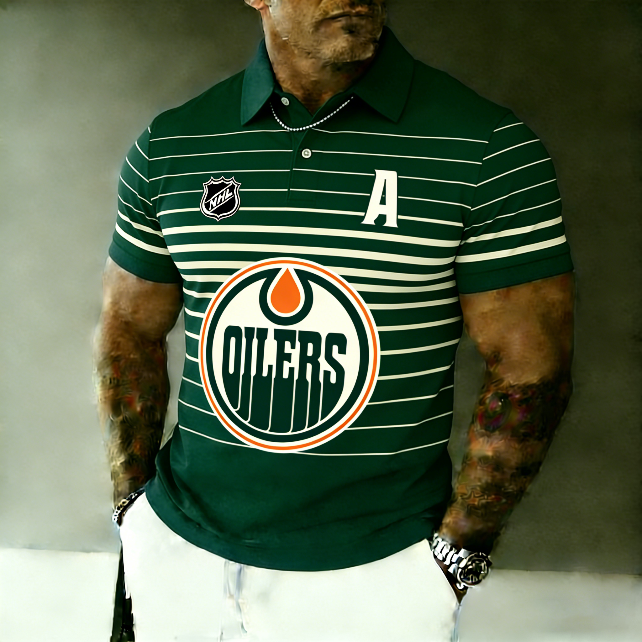 Edmonton Oilers Captain Polo Shirt