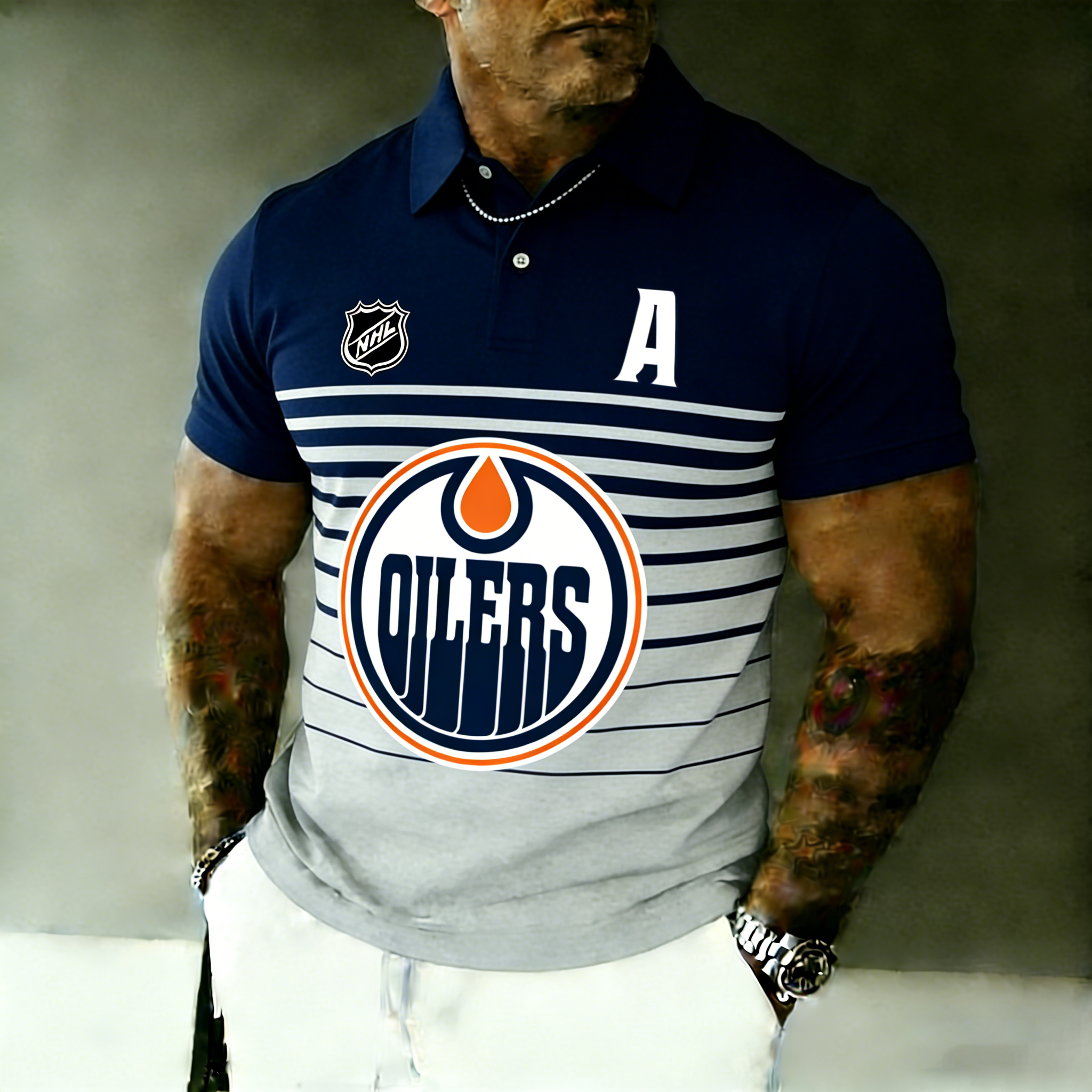 Edmonton Oilers Captain Polo Shirt