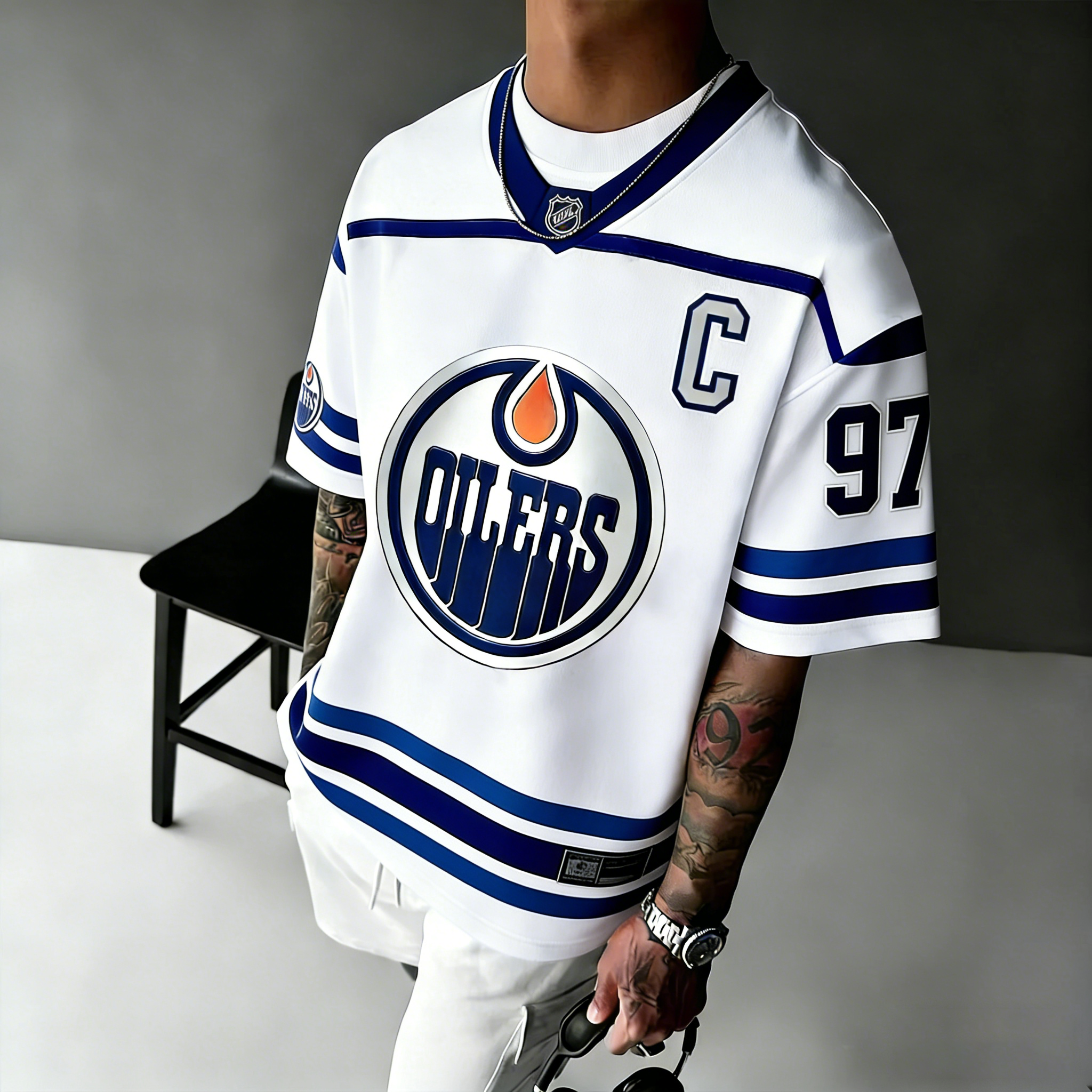 "Edmonton Oilers #97" Inspired Trendy T-shirt
