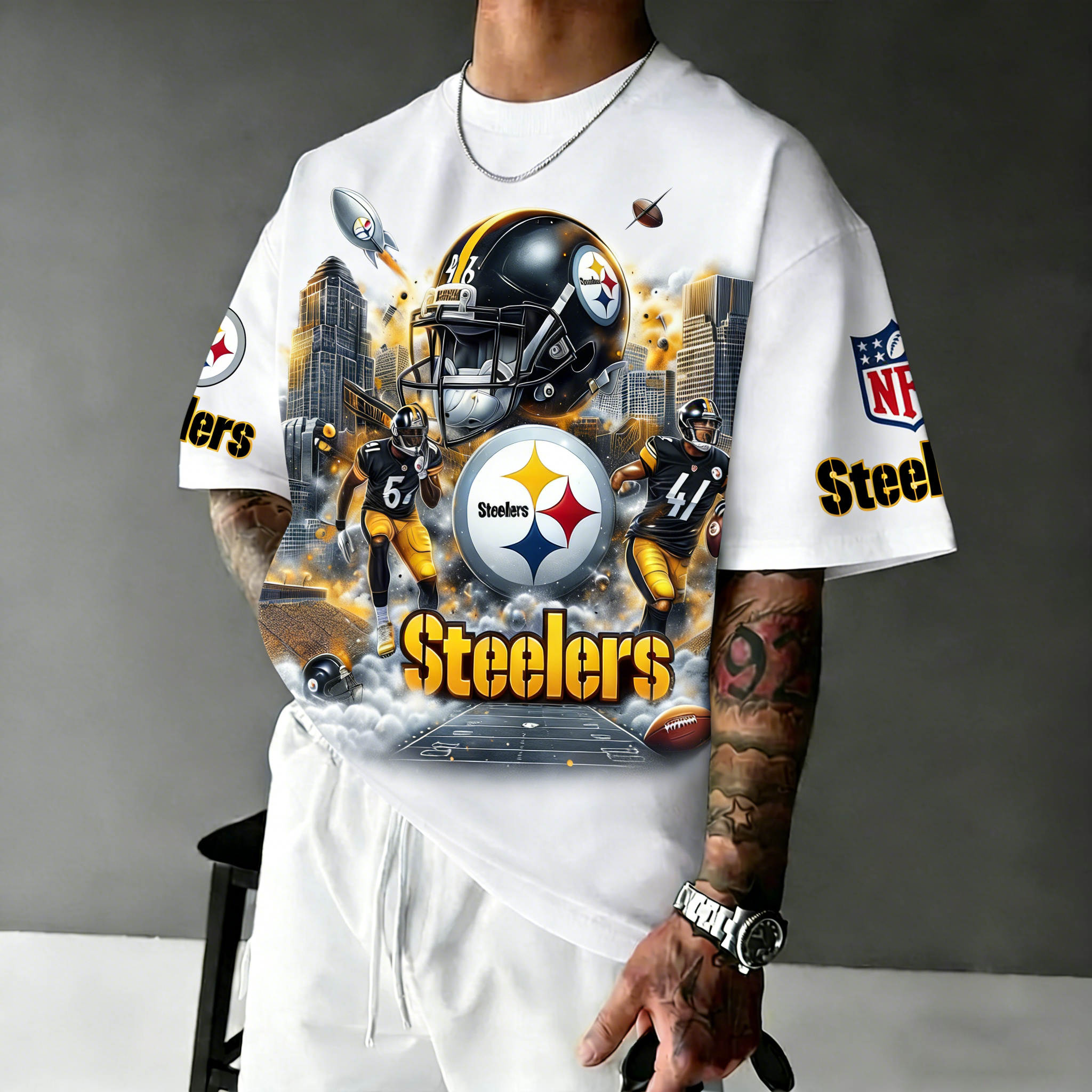 Unisex  "Pittsburgh Steelers"  Inspired Trendy T-shirt