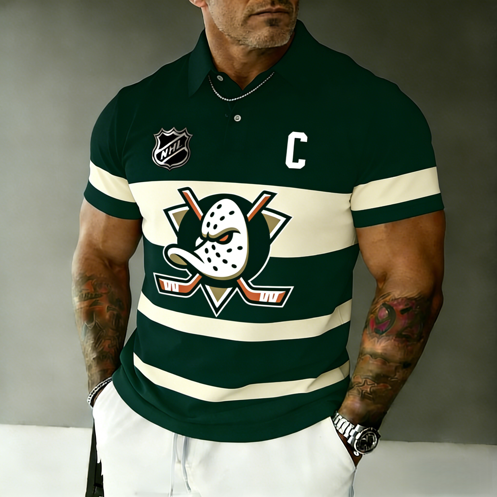Anaheim Ducks captain's polo shirt