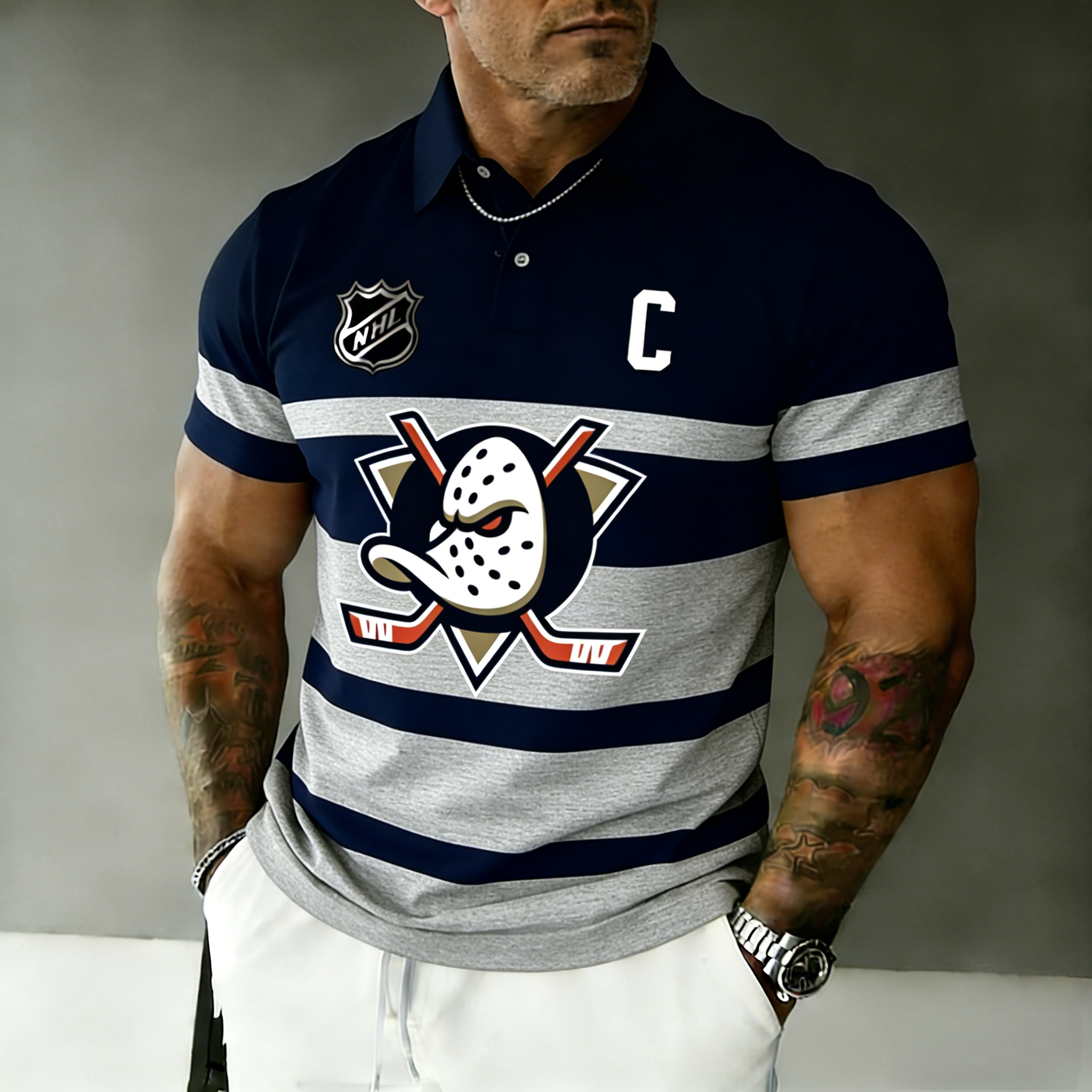 Anaheim Ducks captain's polo shirt