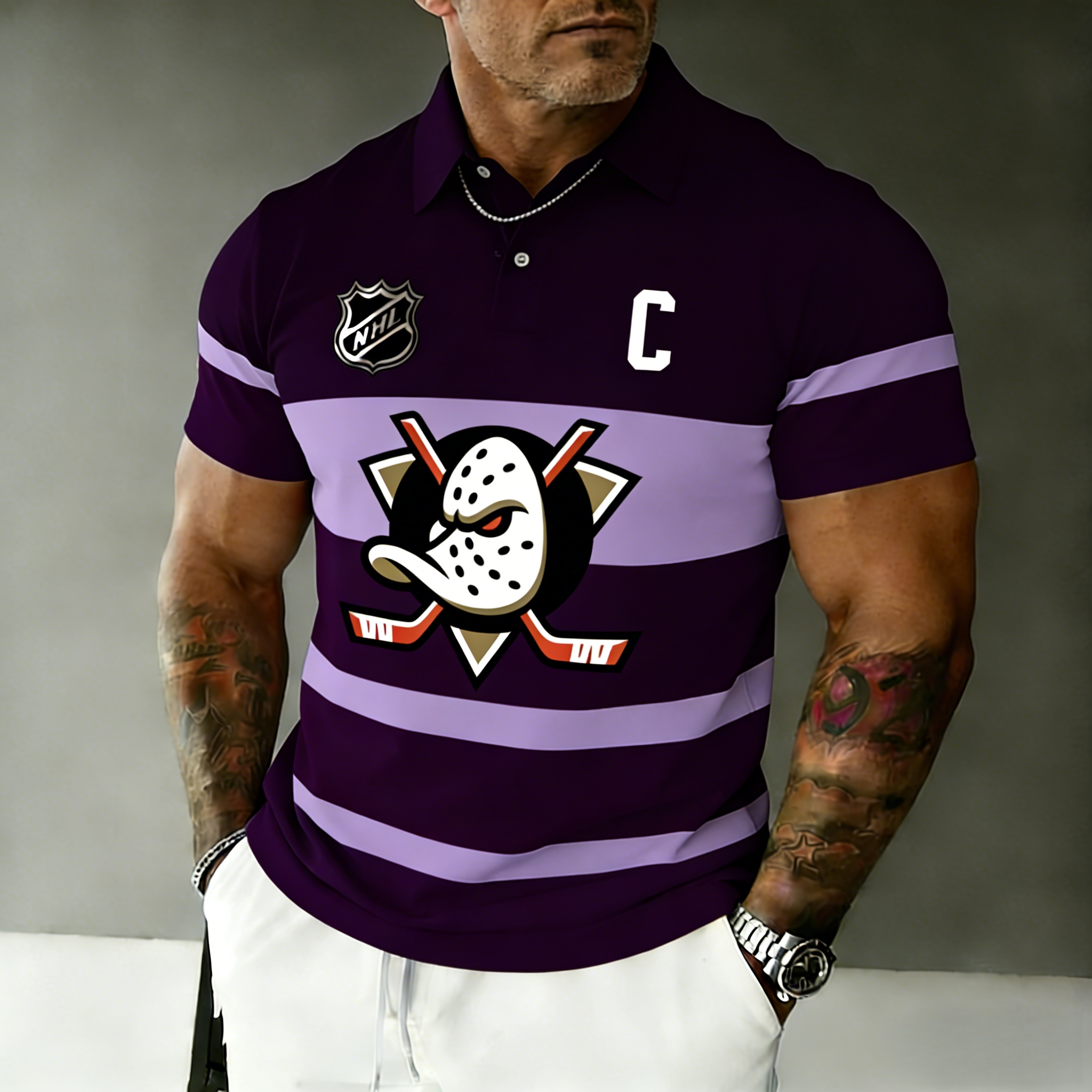 Anaheim Ducks captain's polo shirt