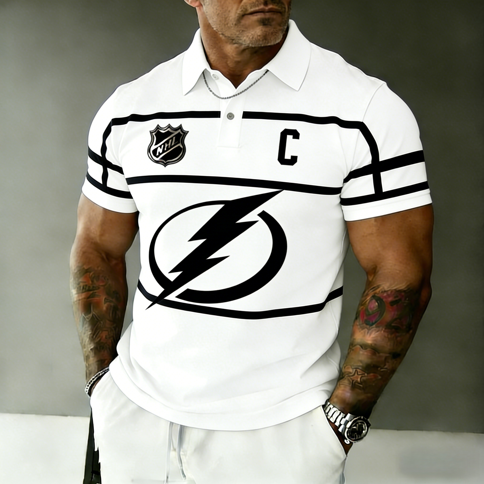 Tampa Bay Lightning Captain Polo Shirt