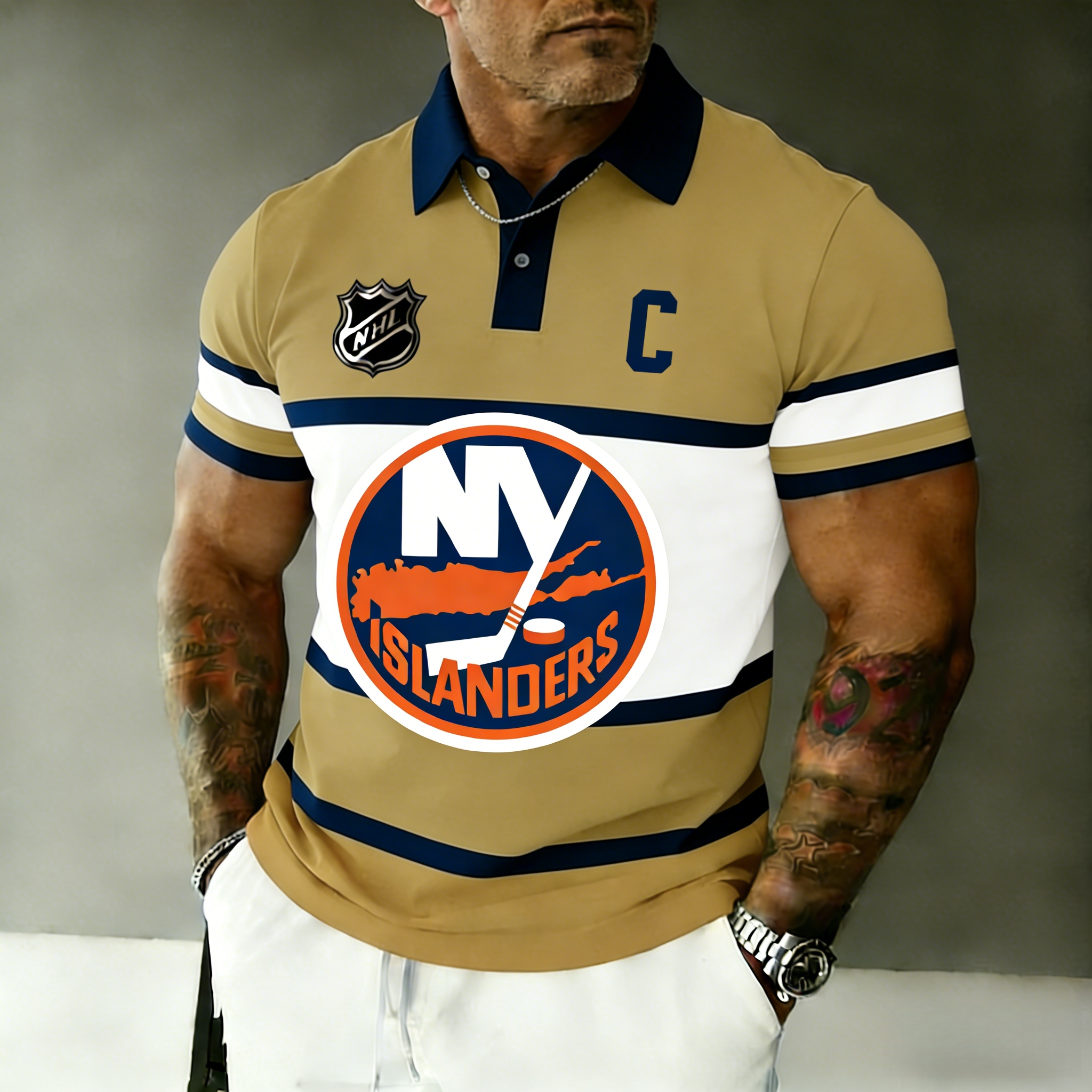 New York Islanders captain's polo shirt