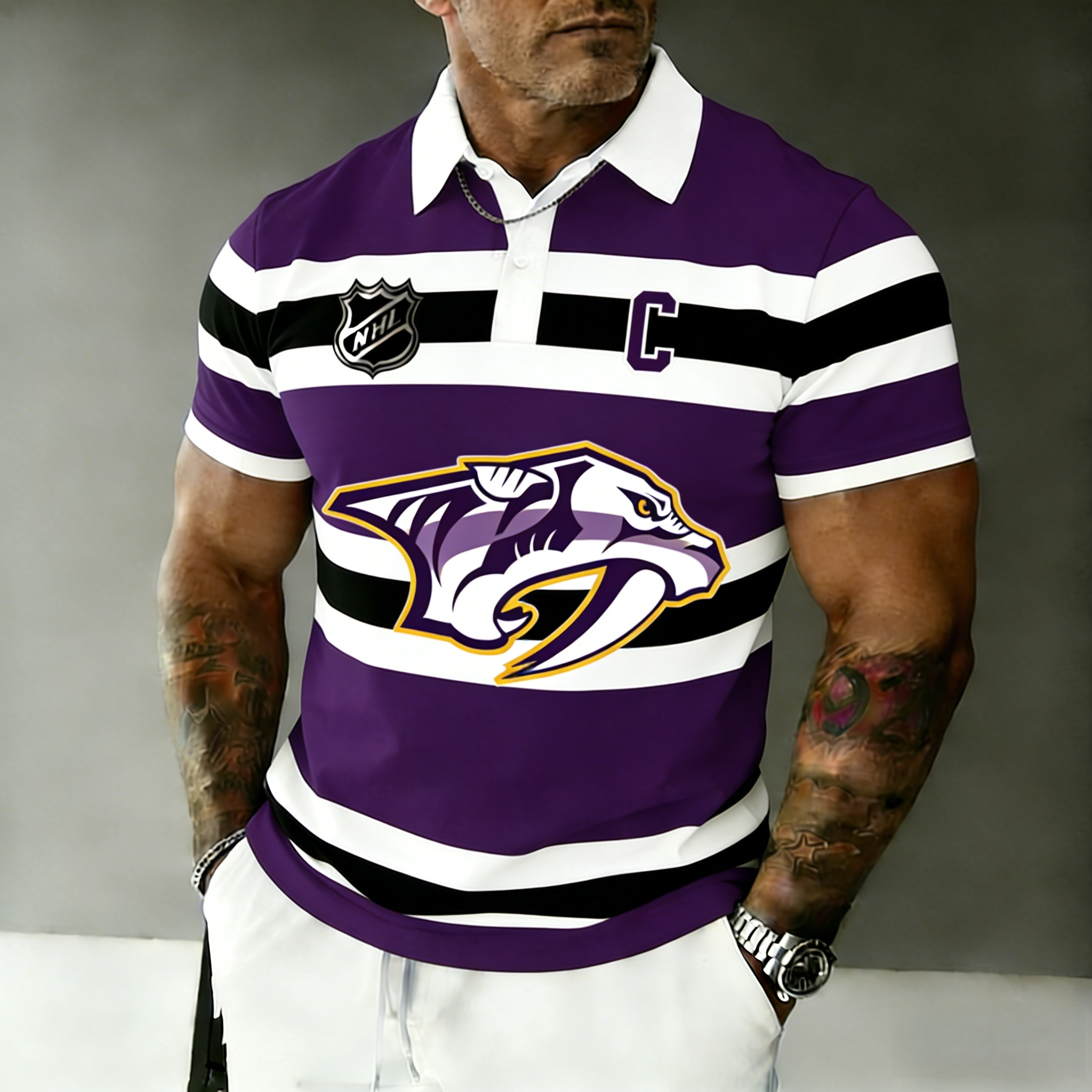 Nashville Predators captain's polo shirt