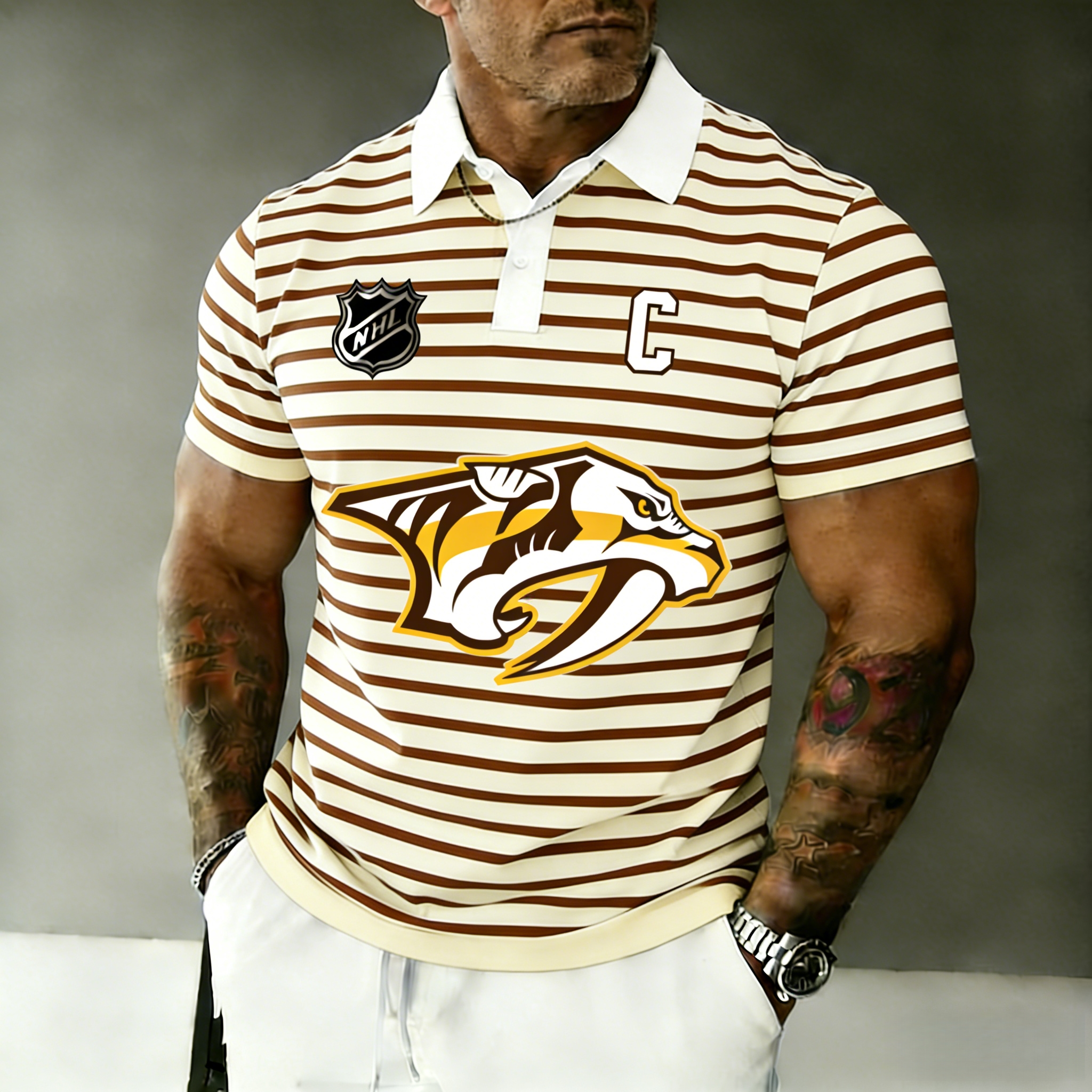 Nashville Predators captain's polo shirt
