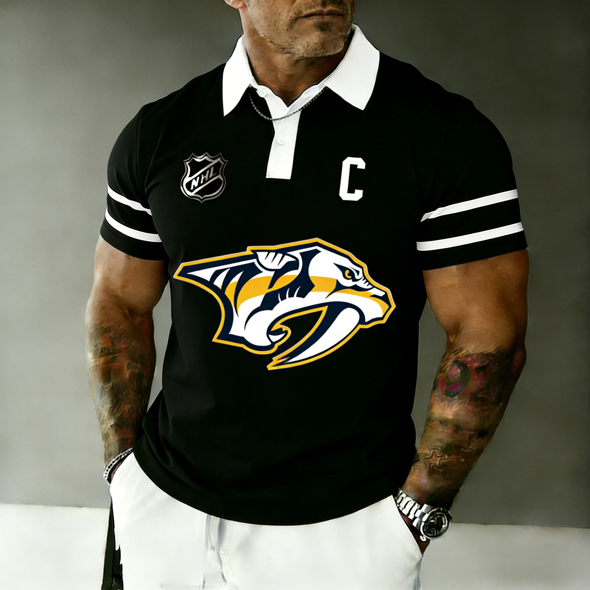 Nashville Predators captain's polo shirt