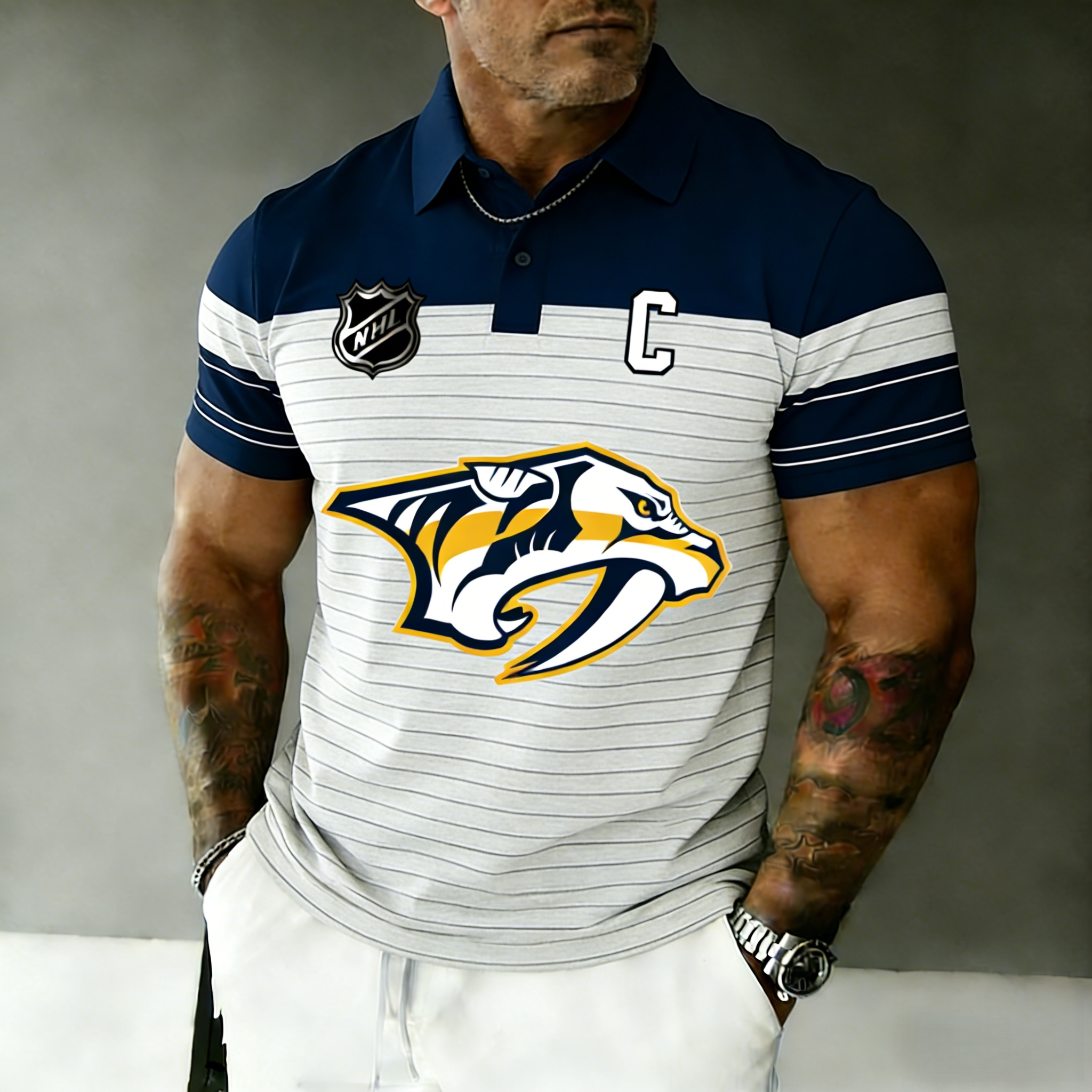 Nashville Predators captain's polo shirt