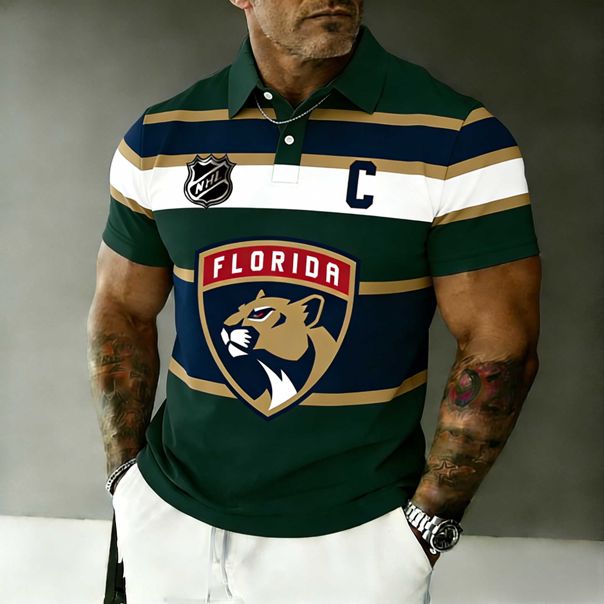 Florida Panthers captain's polo shirt