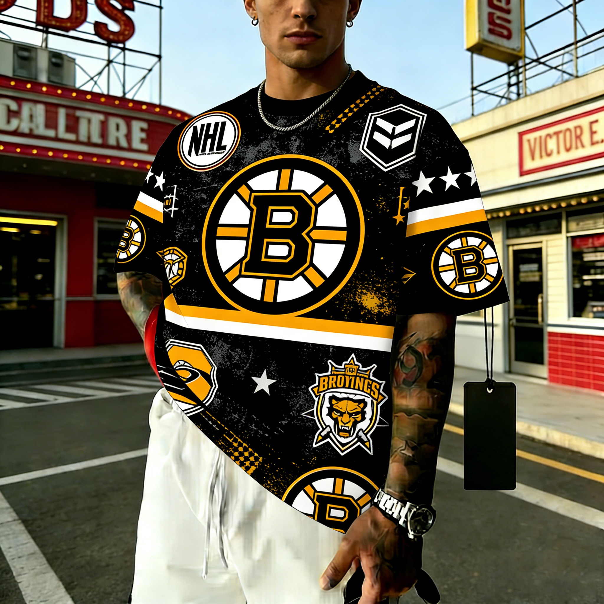 Unisex  "Boston Bruins"  Inspired Trendy T-shirt