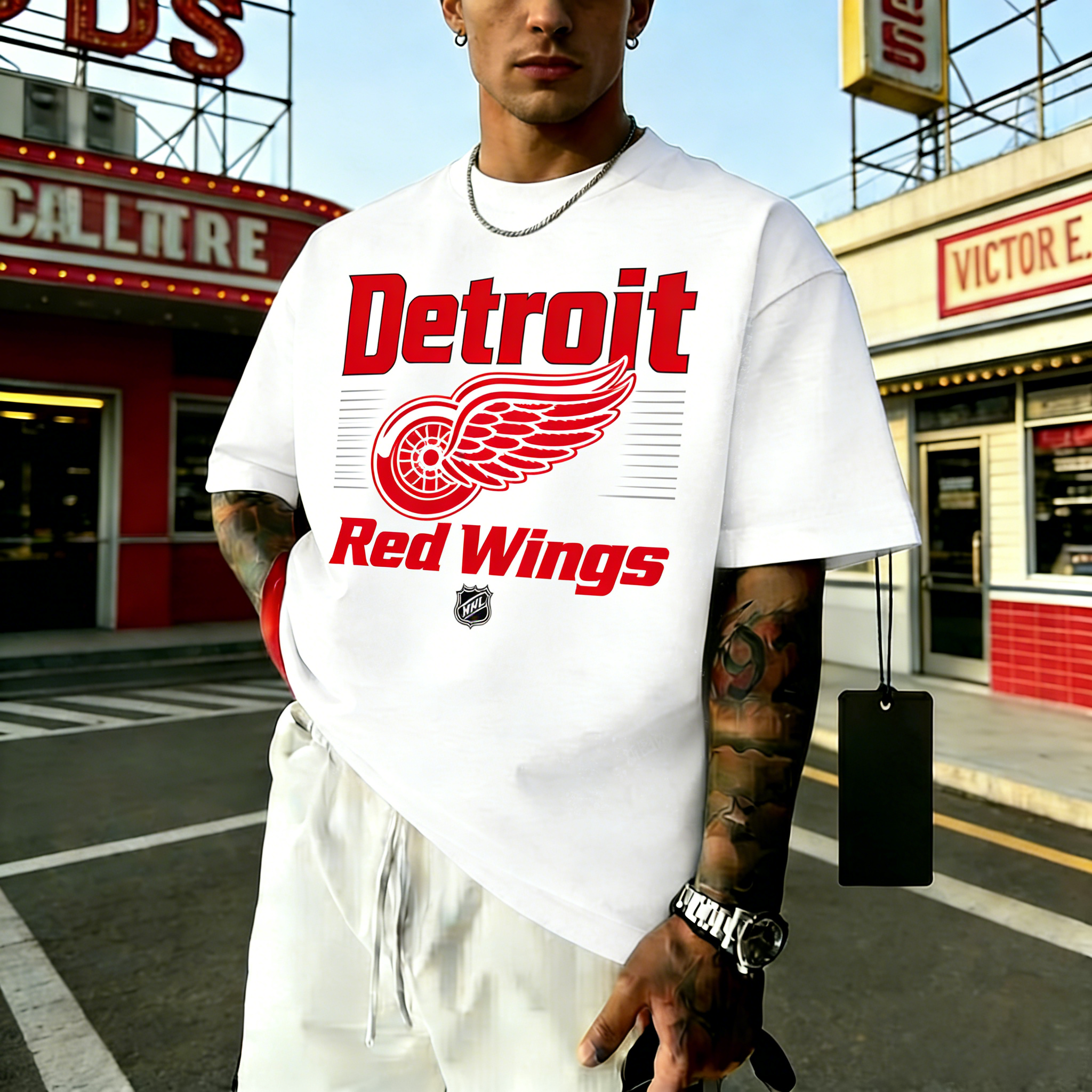 Unisex  "Detroit Red Wings"  Inspired Trendy T-shirt