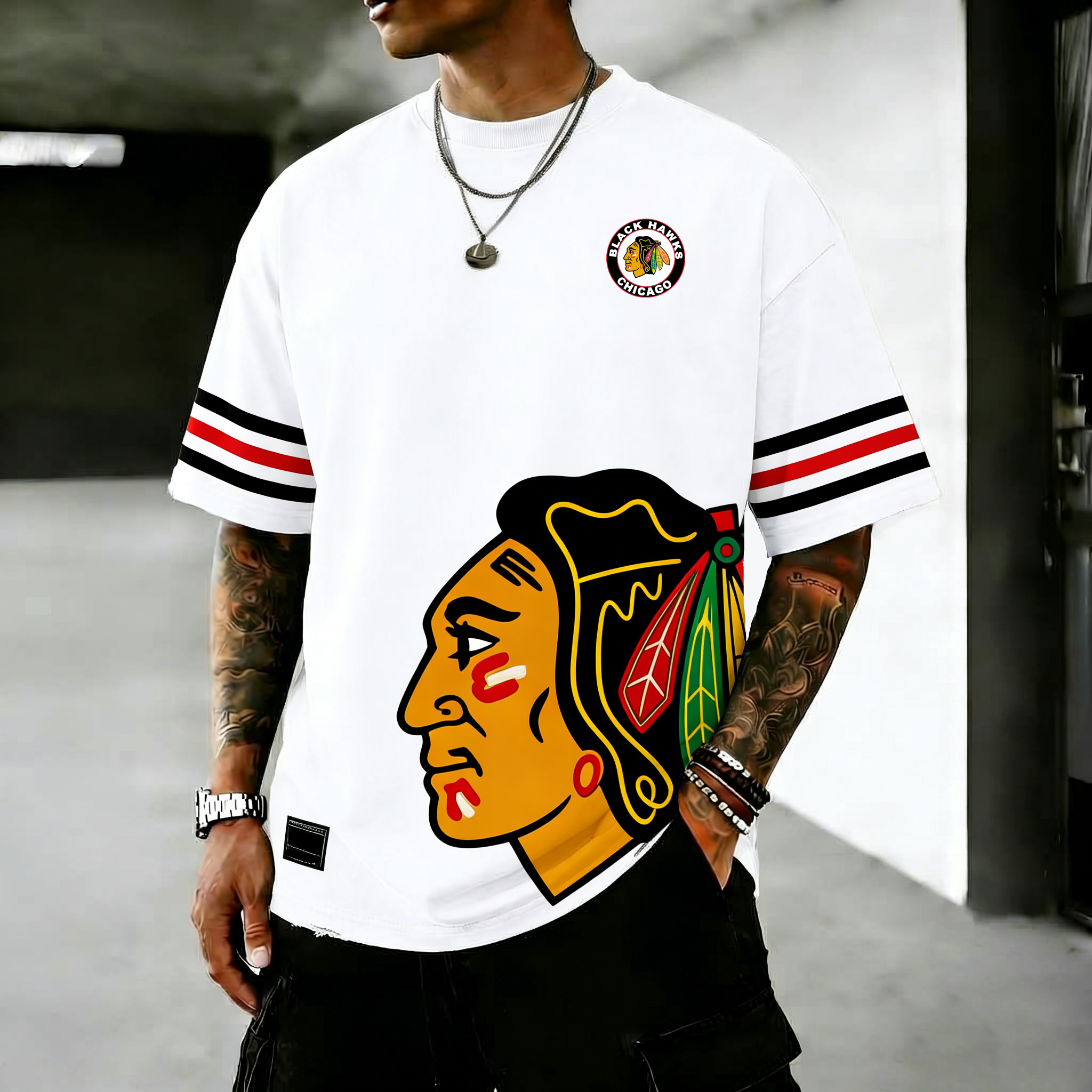 Unisex "Chicago Blackhawks" Inspired Trendy T-shirt