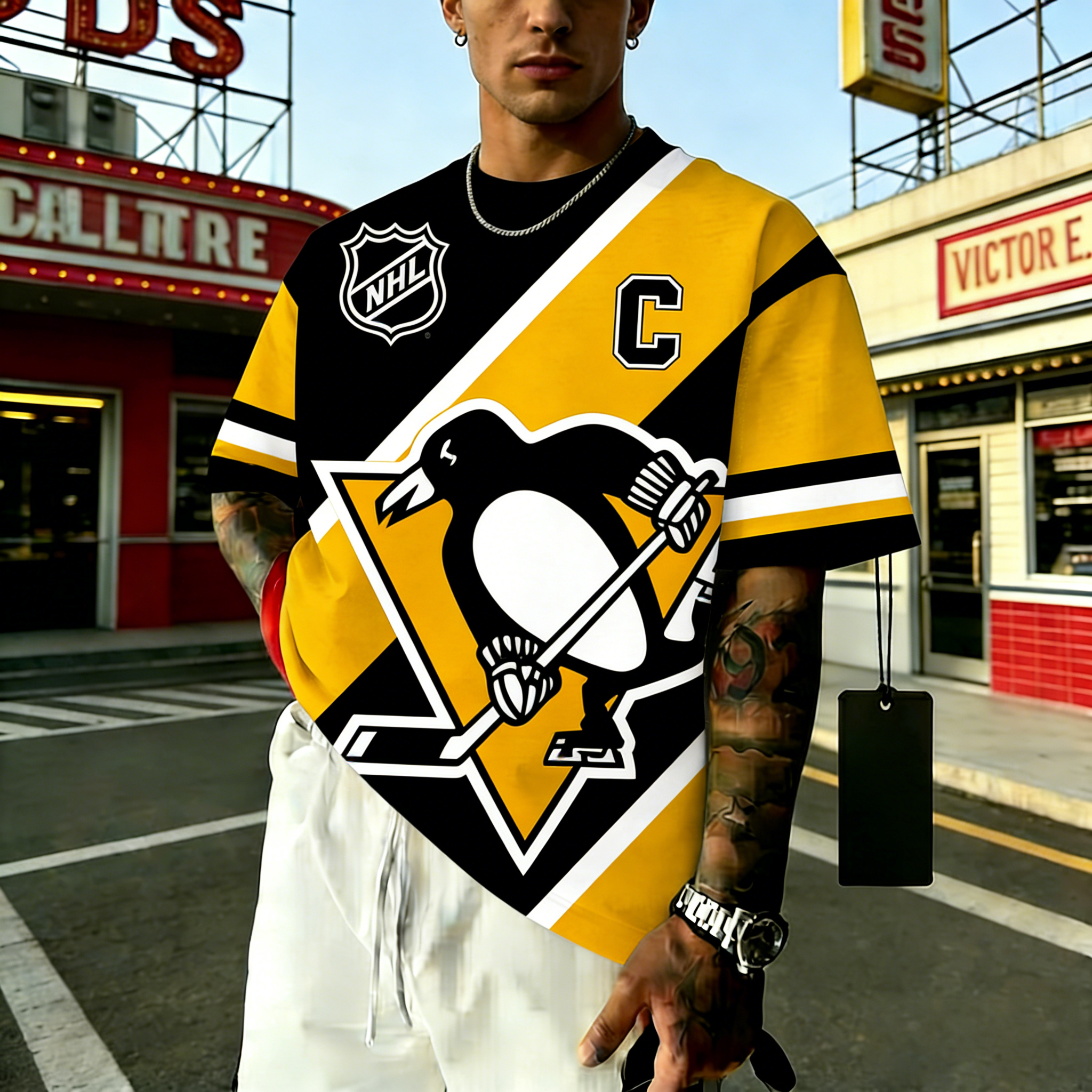 Unisex  "Pittsburgh Penguins"  Inspired Trendy T-shirt