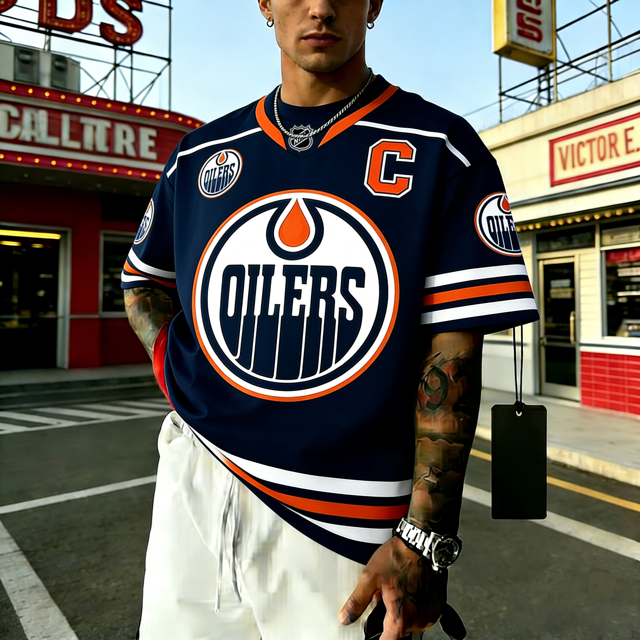 Unisex  "Edmonton Oilers"  Inspired Trendy T-shirt