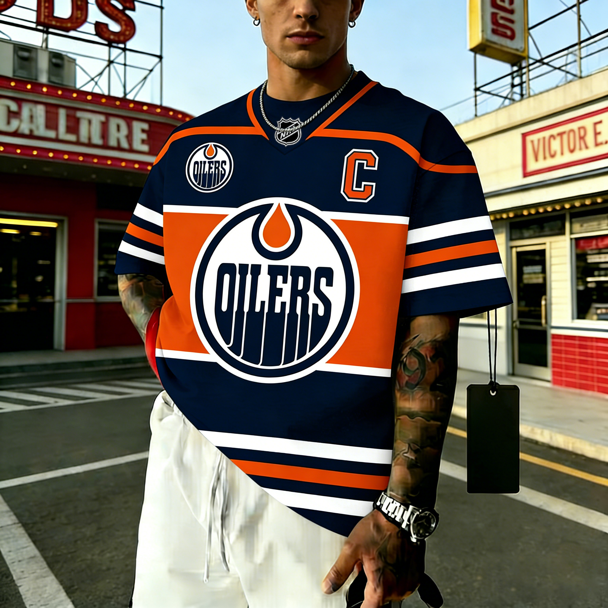 Unisex  "Edmonton Oilers"  Inspired Trendy T-shirt
