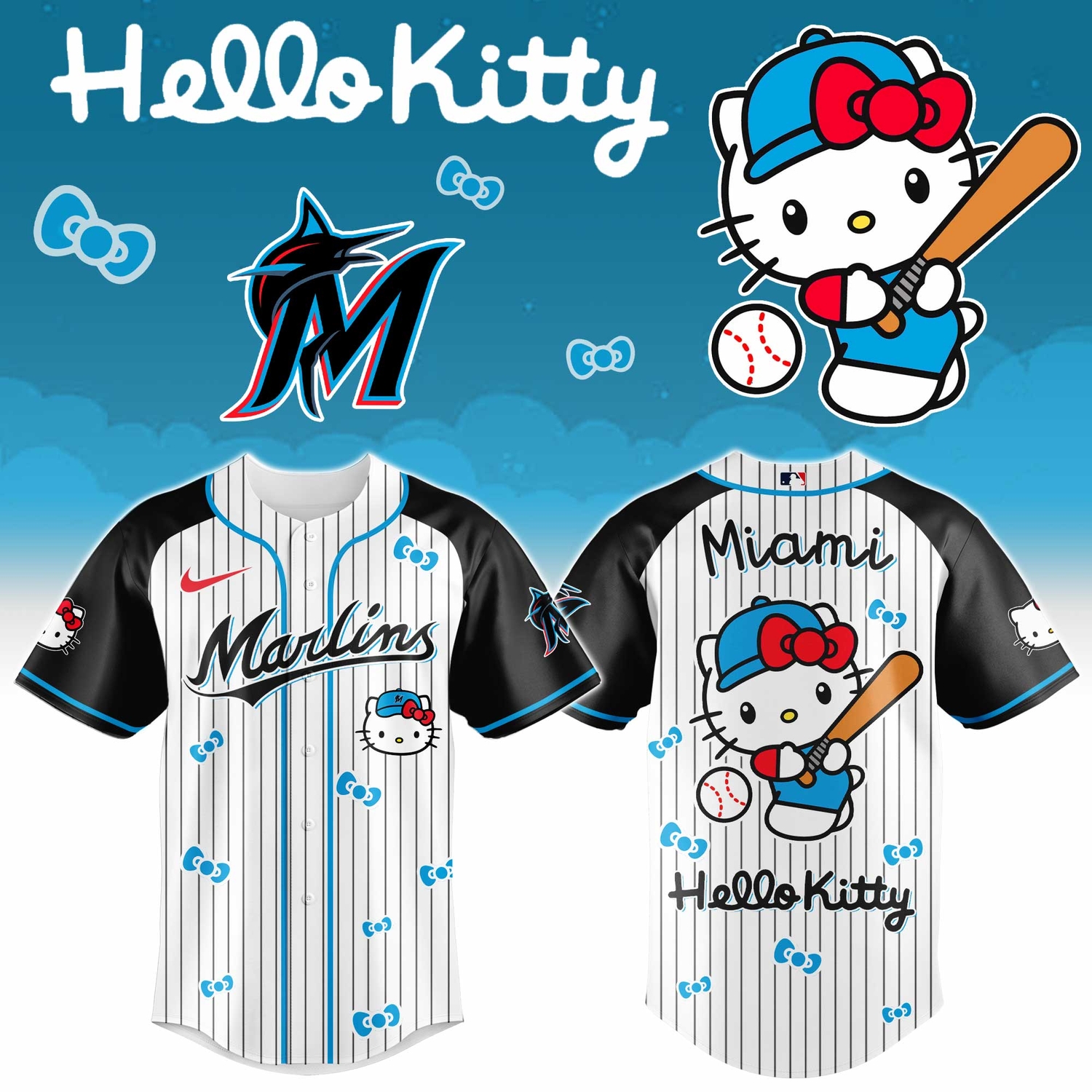 Miami Marlins x Hello Kitty 2026 Limited Editions Jersey