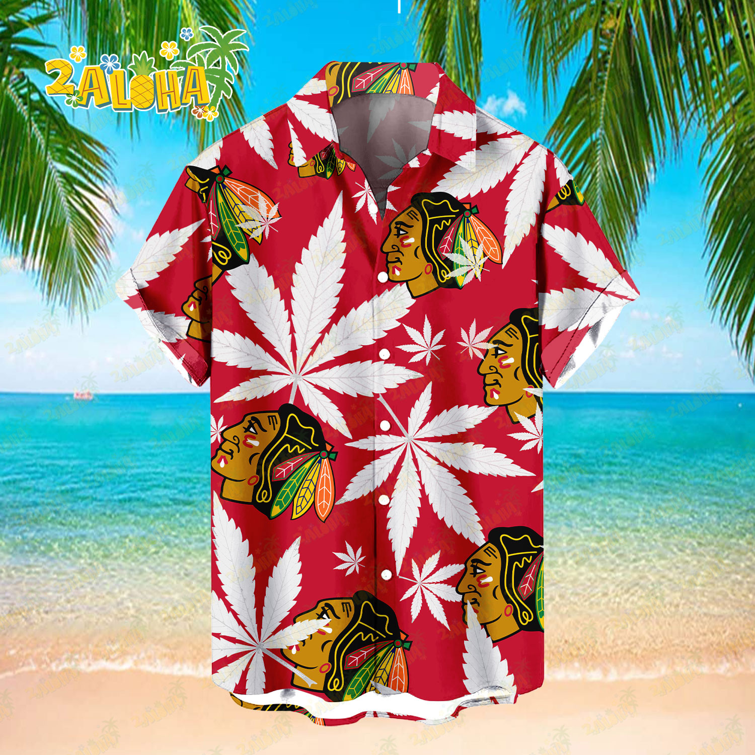 Chicago Blackhawks | Hawaiian Shirt NHL S2