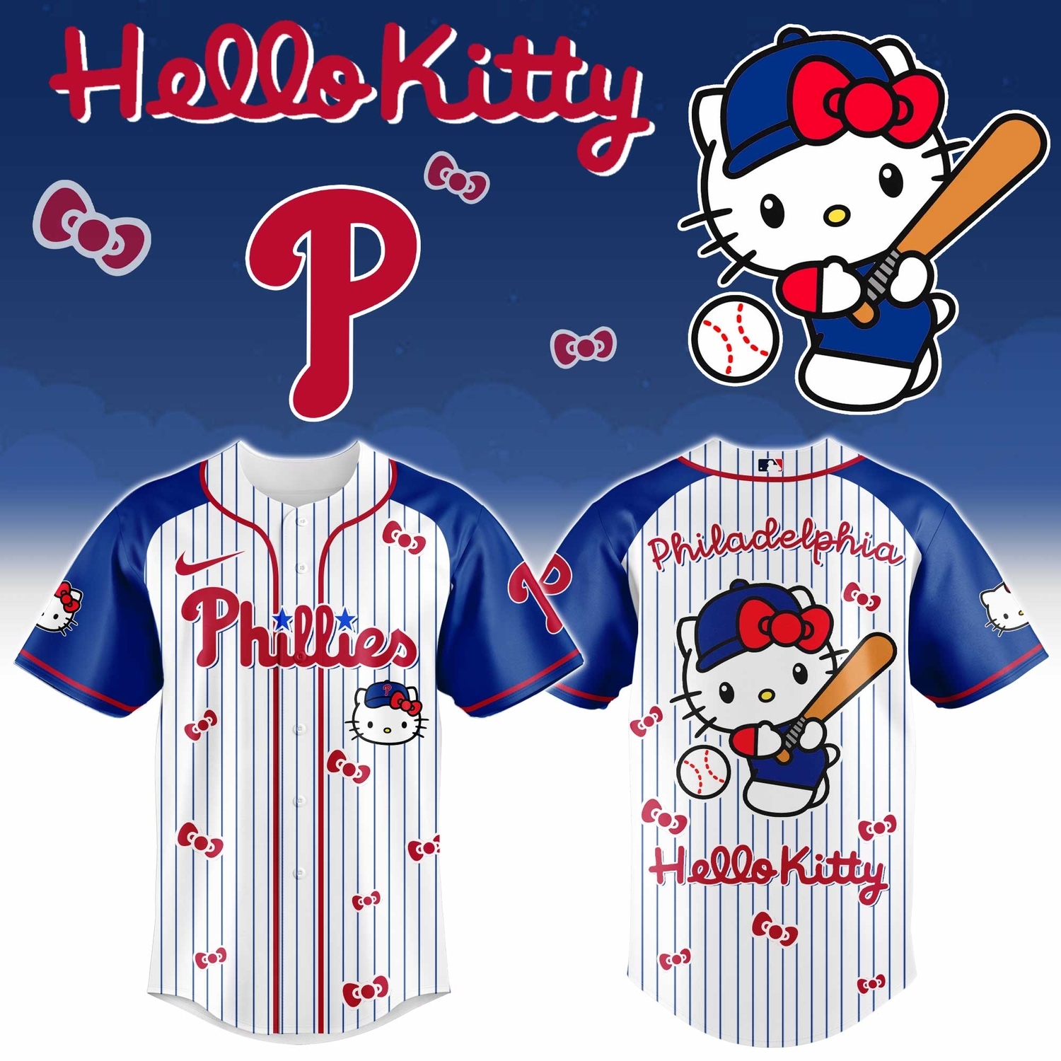 Philadelphia Phillies x Hello Kitty 2026 Limited Editions Jersey
