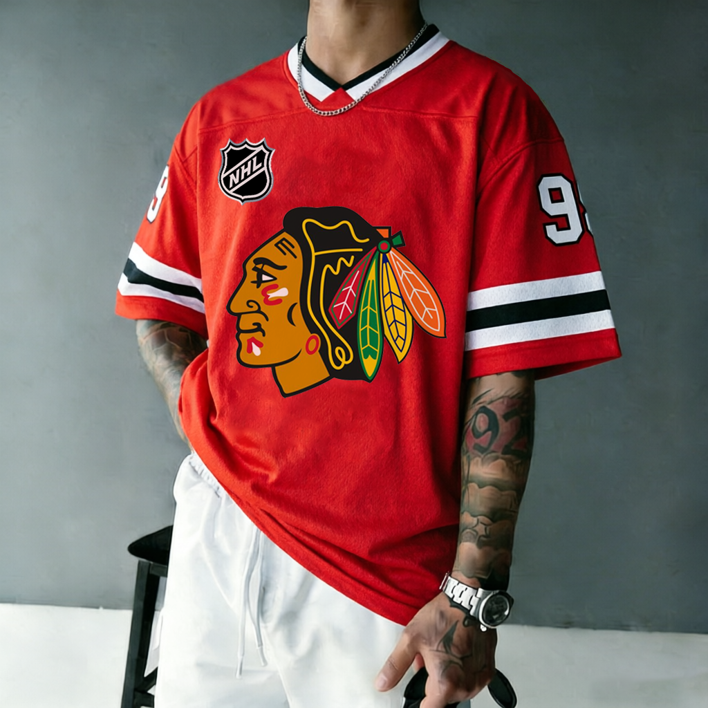 Men's NHL " Chicago Blackhawks #98" T-shirt