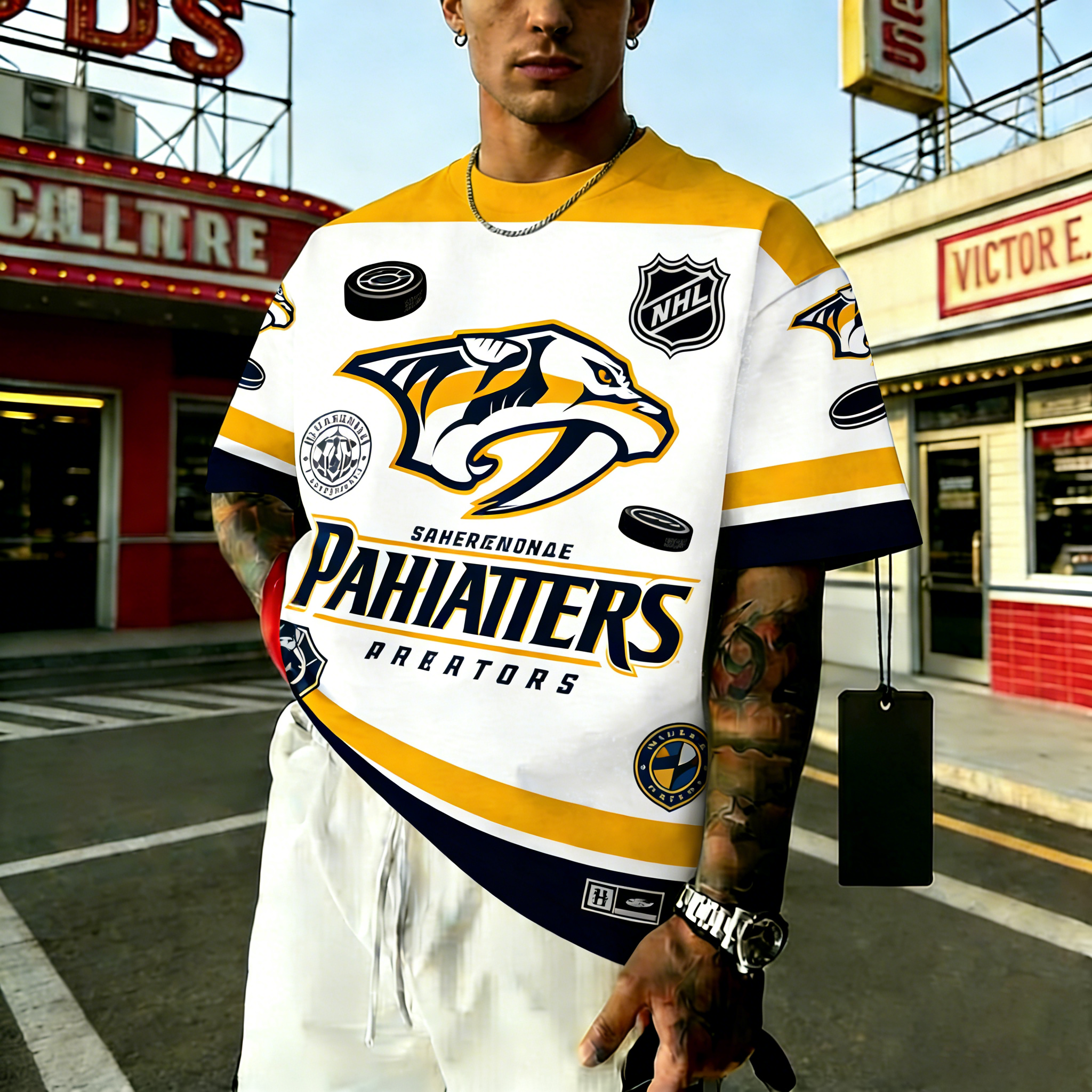 Unisex  "Nashville Predators"  Inspired Trendy T-shirt