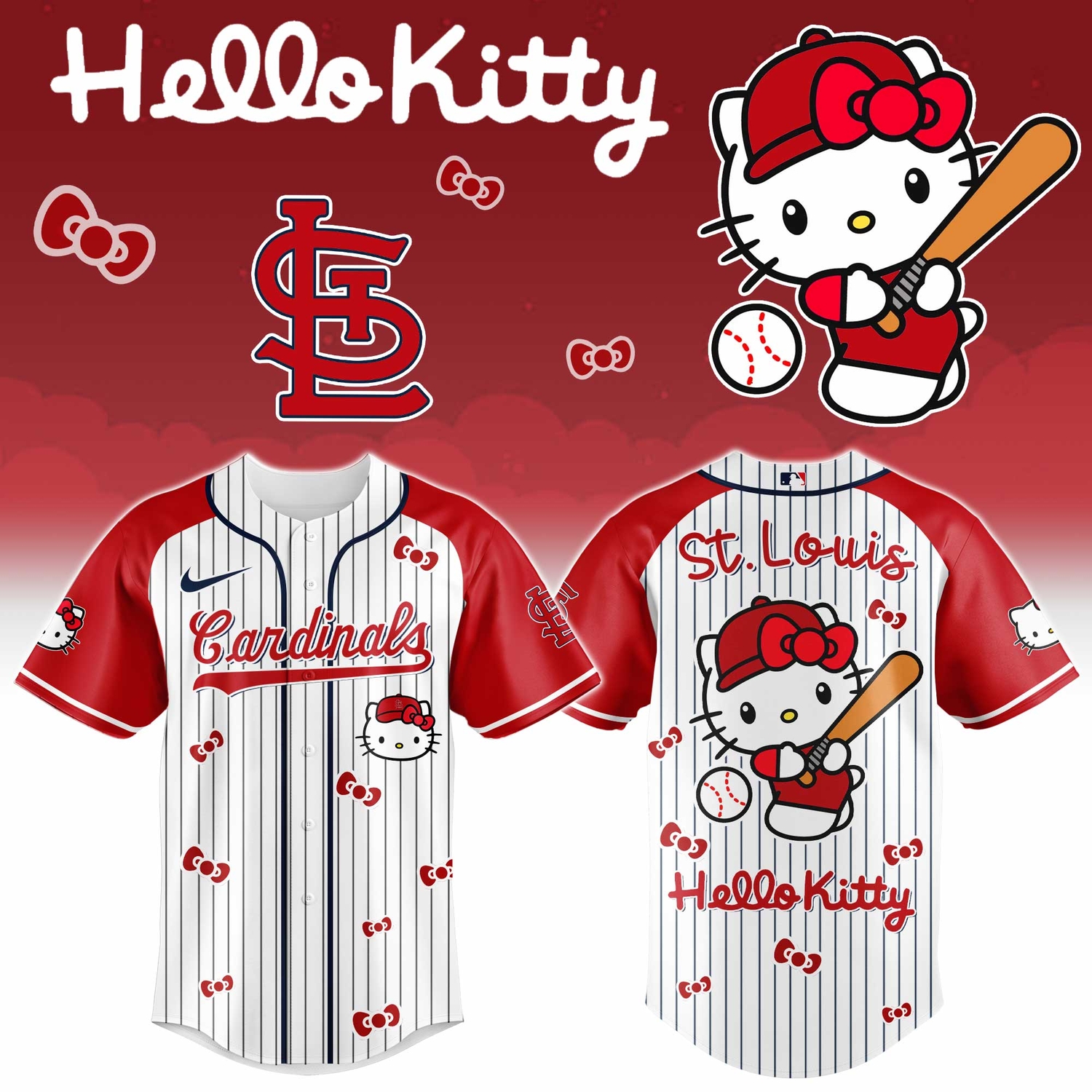 St. Louis Cardinals x Hello Kitty 2026 Limited Editions Jersey