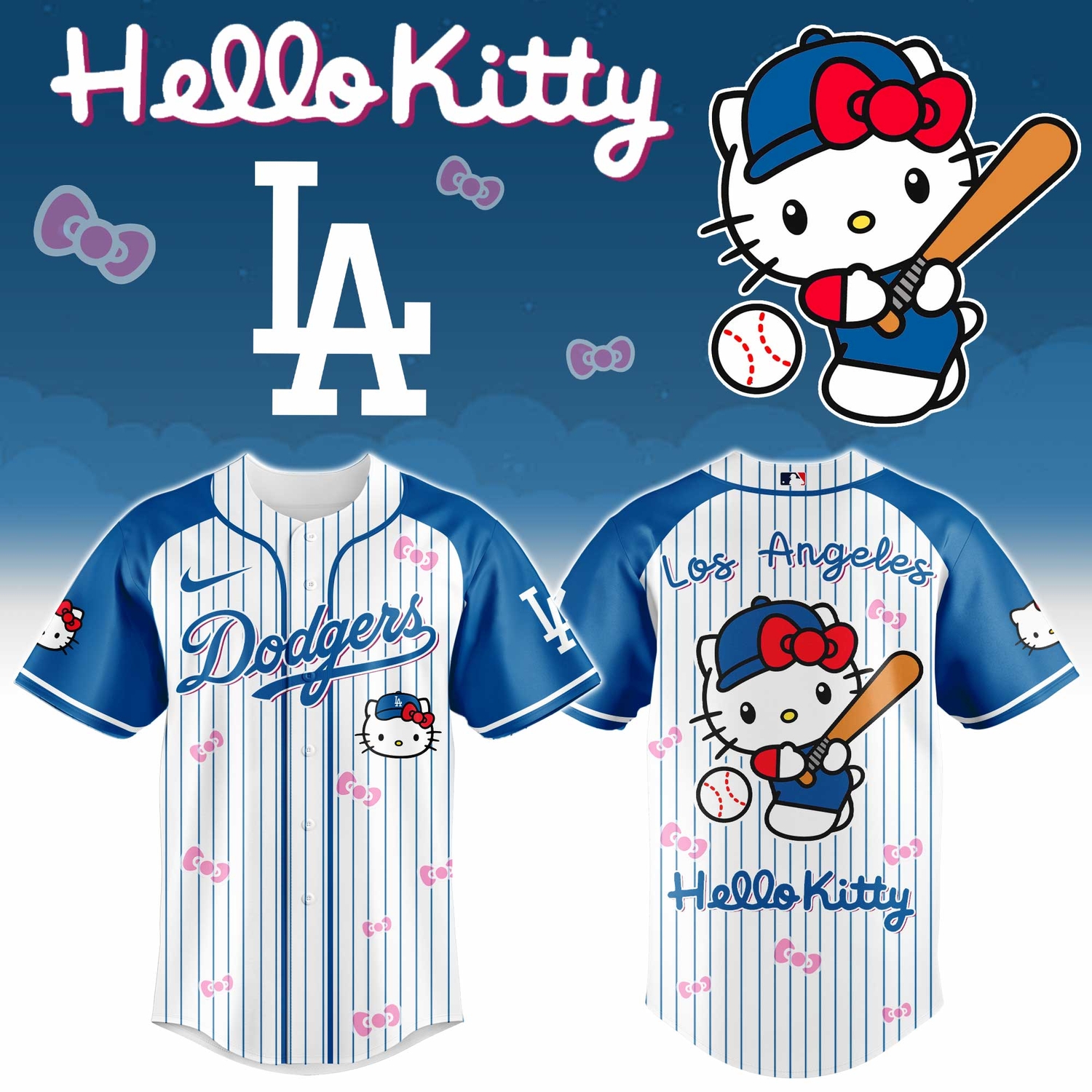Los Angeles Dodgers x Hello Kitty 2026 Limited Editions Jersey