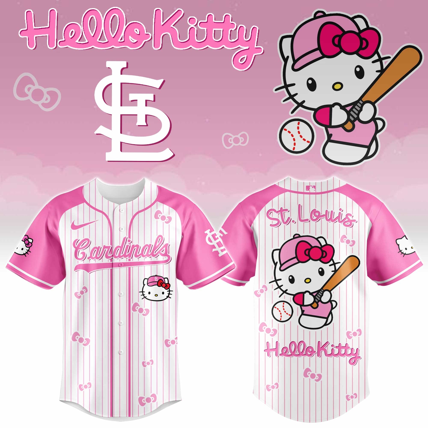 St. Louis Cardinals x Hello Kitty 2026 Limited Editions Jersey Ver 2