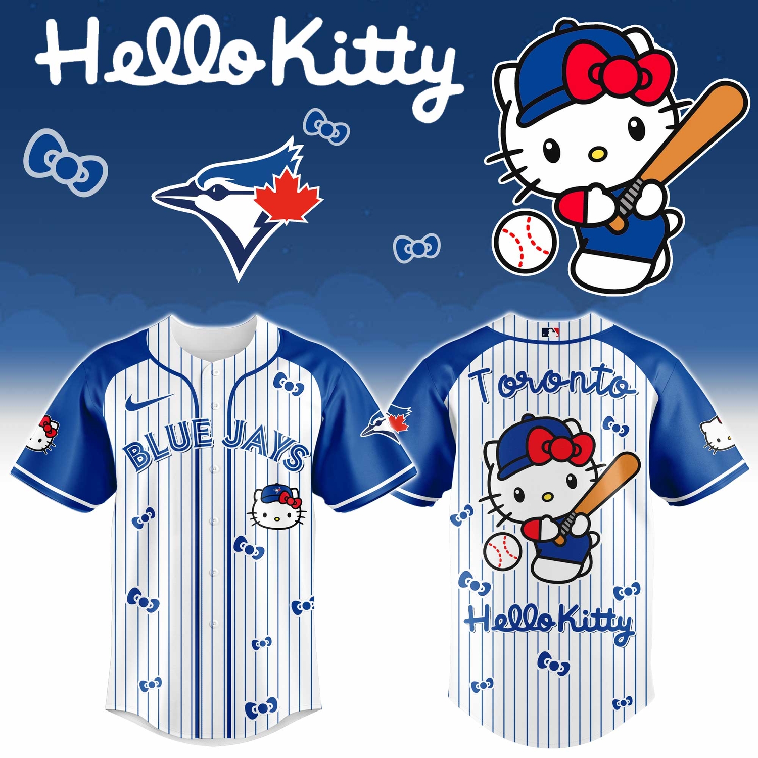 Toronto Blue Jays x Hello Kitty 2026 Limited Editions Jersey