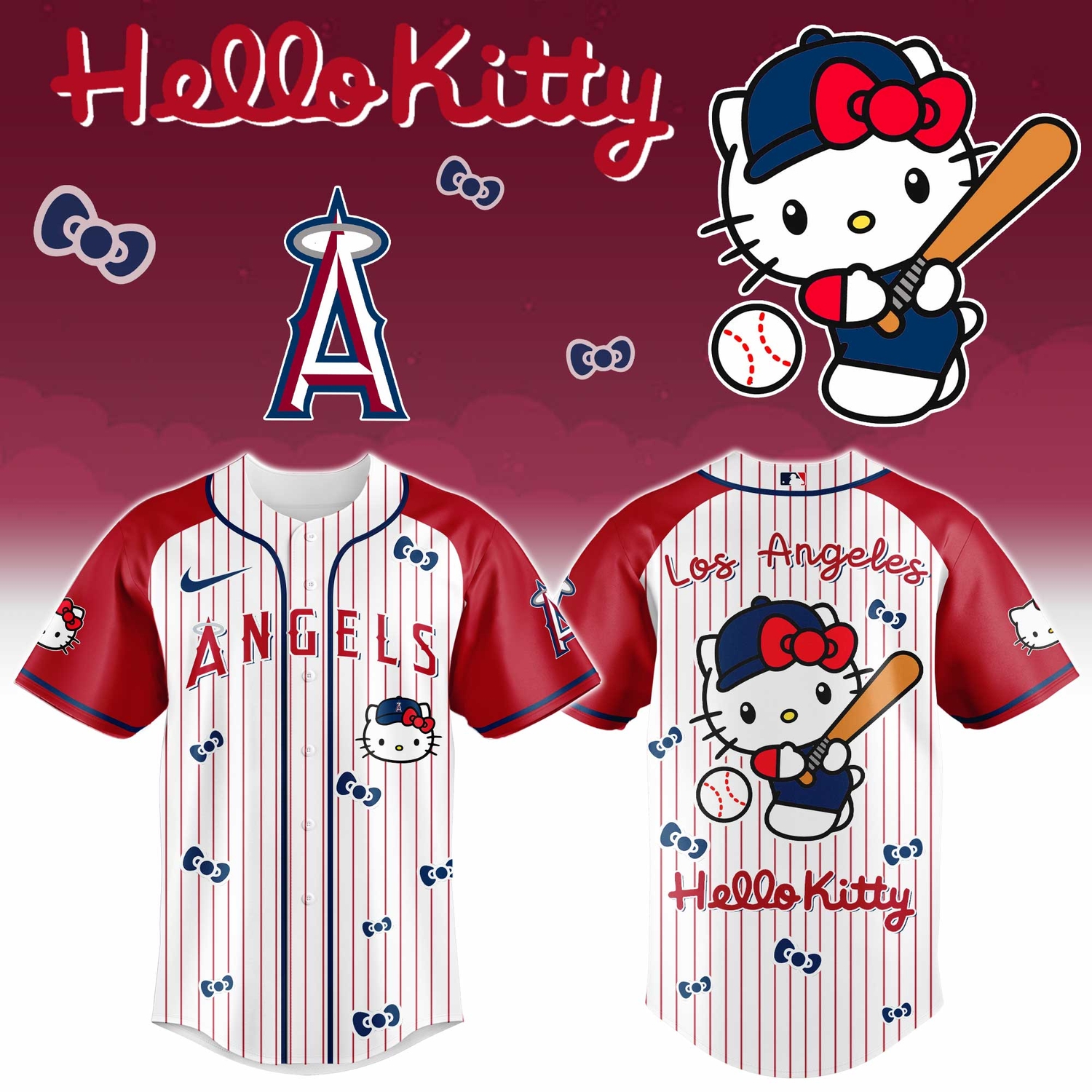 Los Angeles Angels x Hello Kitty 2026 Limited Editions Jersey