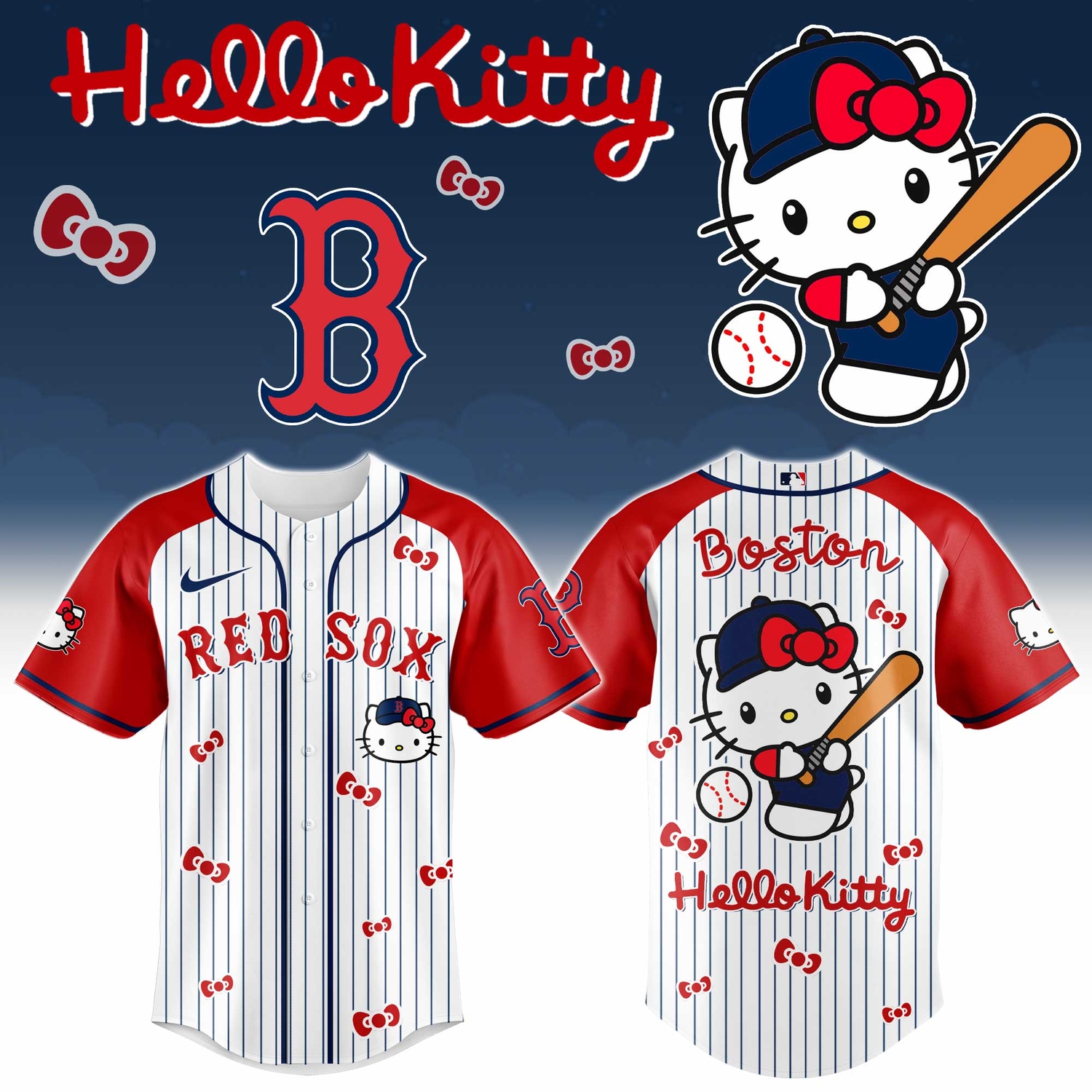 Boston Red Sox x Hello Kitty 2026 Limited Editions Jersey