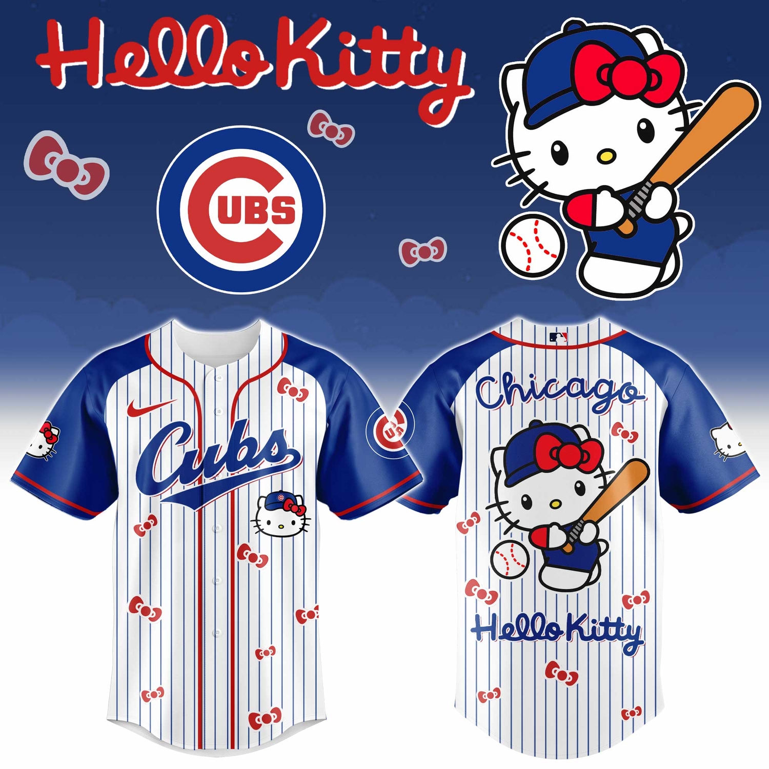 Chicago Cubs x Hello Kitty 2026 Limited Editions Jersey