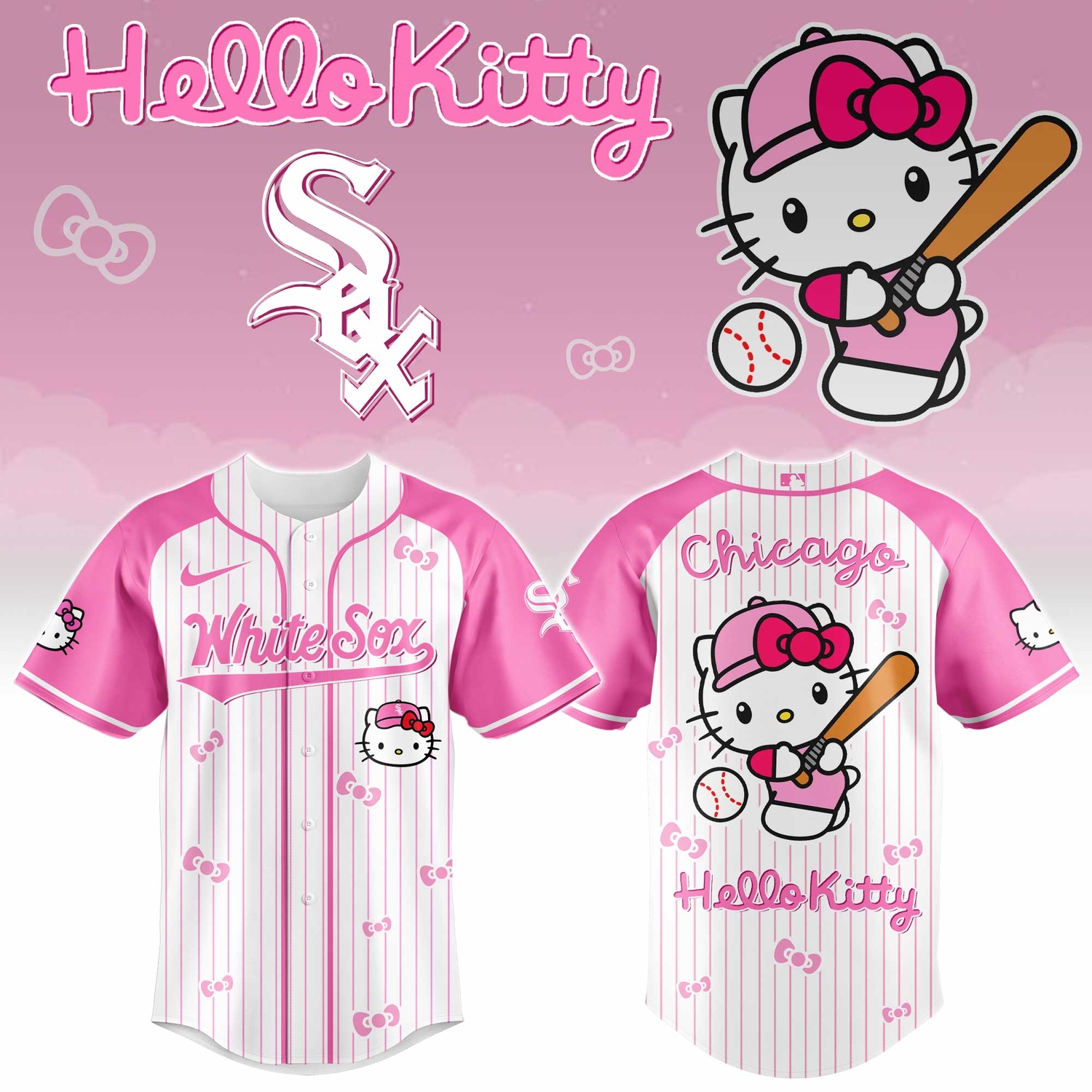 Chicago White Sox x Hello Kitty 2026 Limited Editions Jersey Ver 2