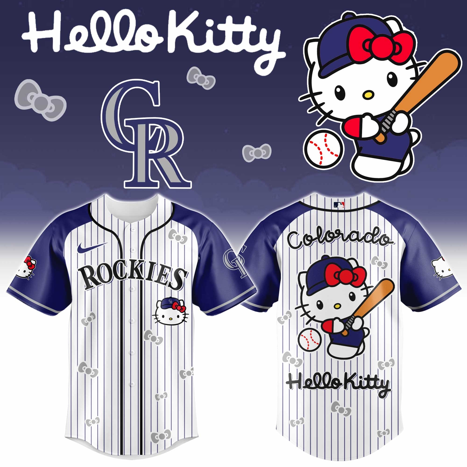 Colorado Rockies x Hello Kitty 2026 Limited Editions Jersey
