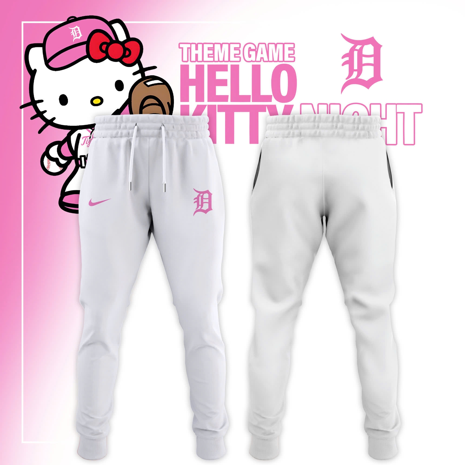 Detroit Tigers x Hello Kitty Night 2026 Limited Fan Jersey