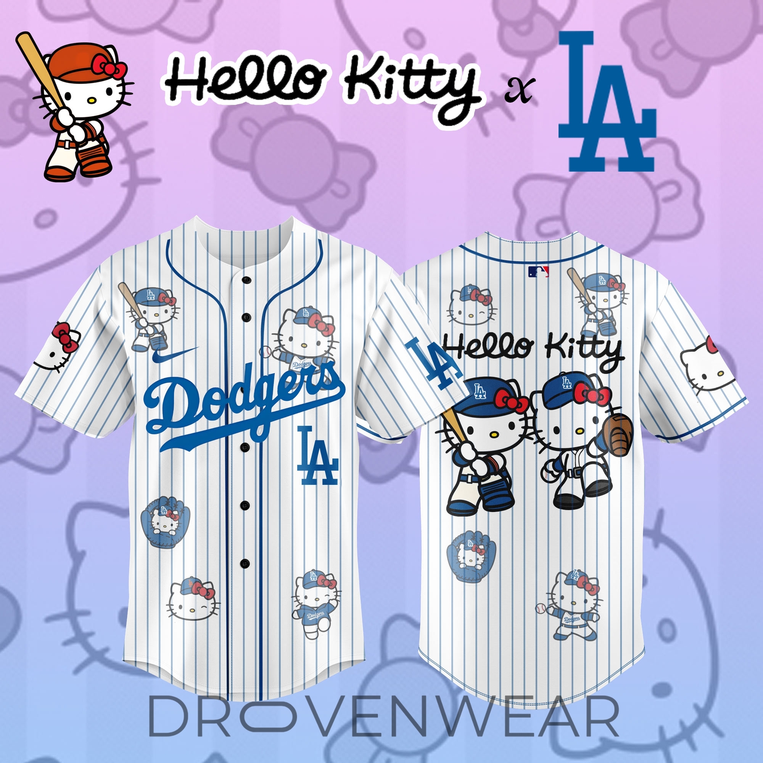 Los Angeles Dodgers x Hello Kitty 2026 Exclusive Hello Kitty Jersey