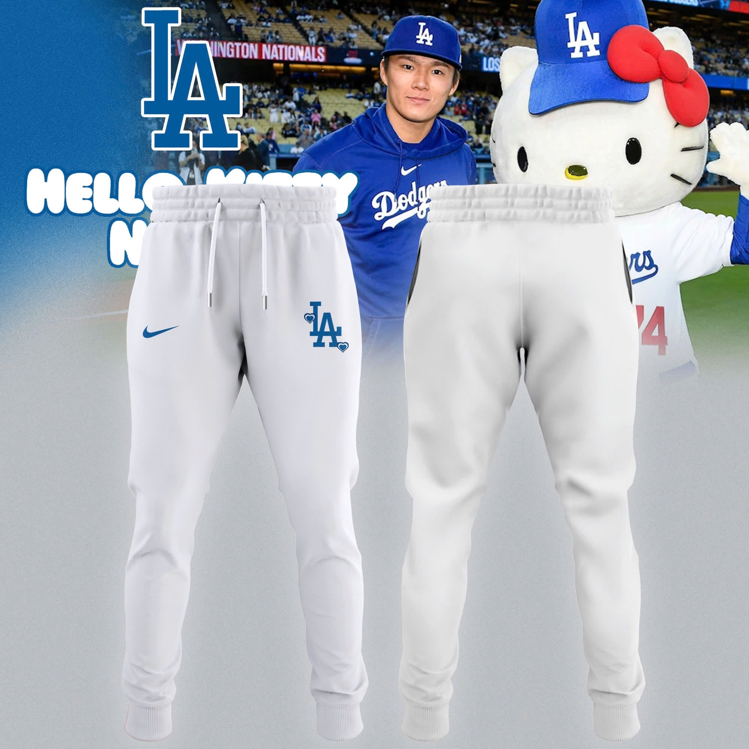 Los Angeles Dodgers x Hello Kitty Night 2026 Exclusive Jersey Collection