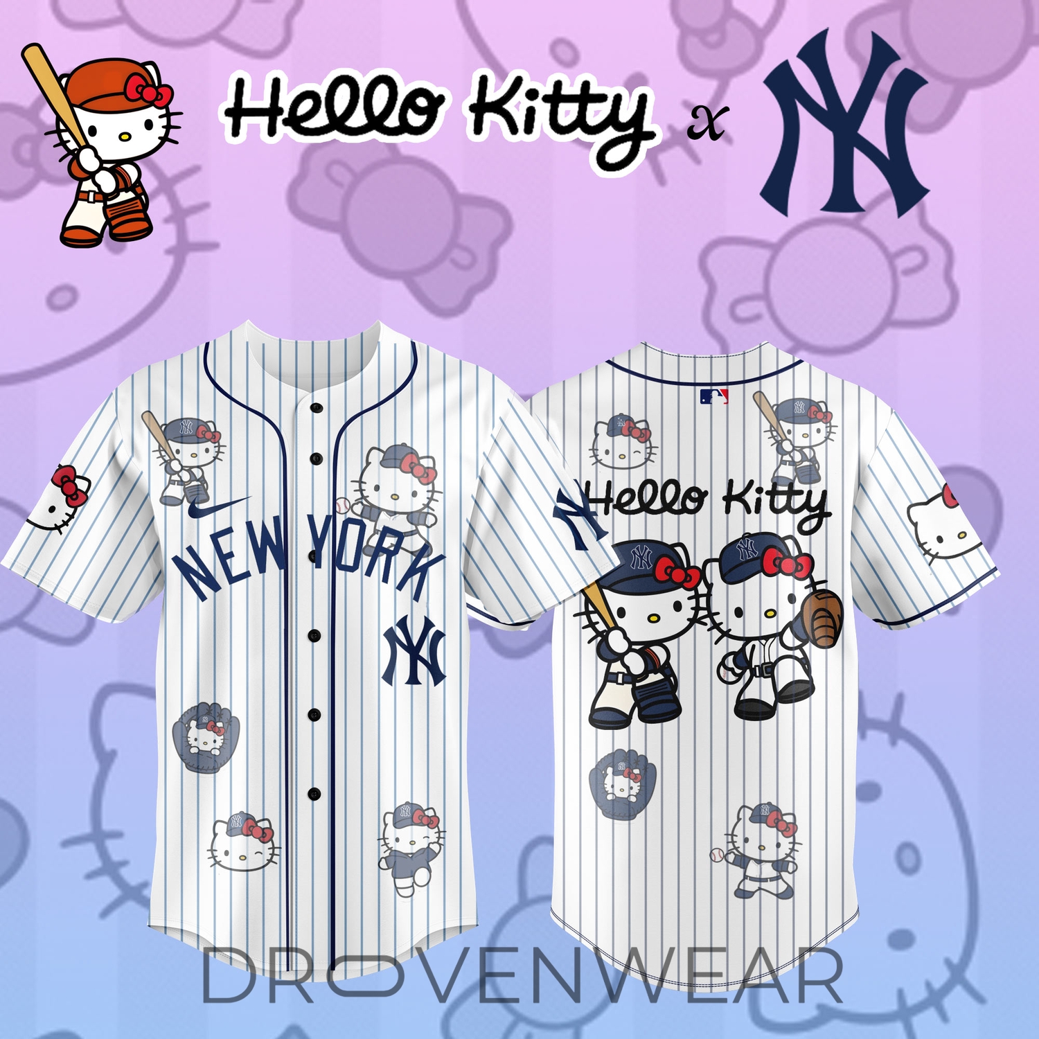 New York Yankees x Hello Kitty 2026 Custom Limited Edition Jersey