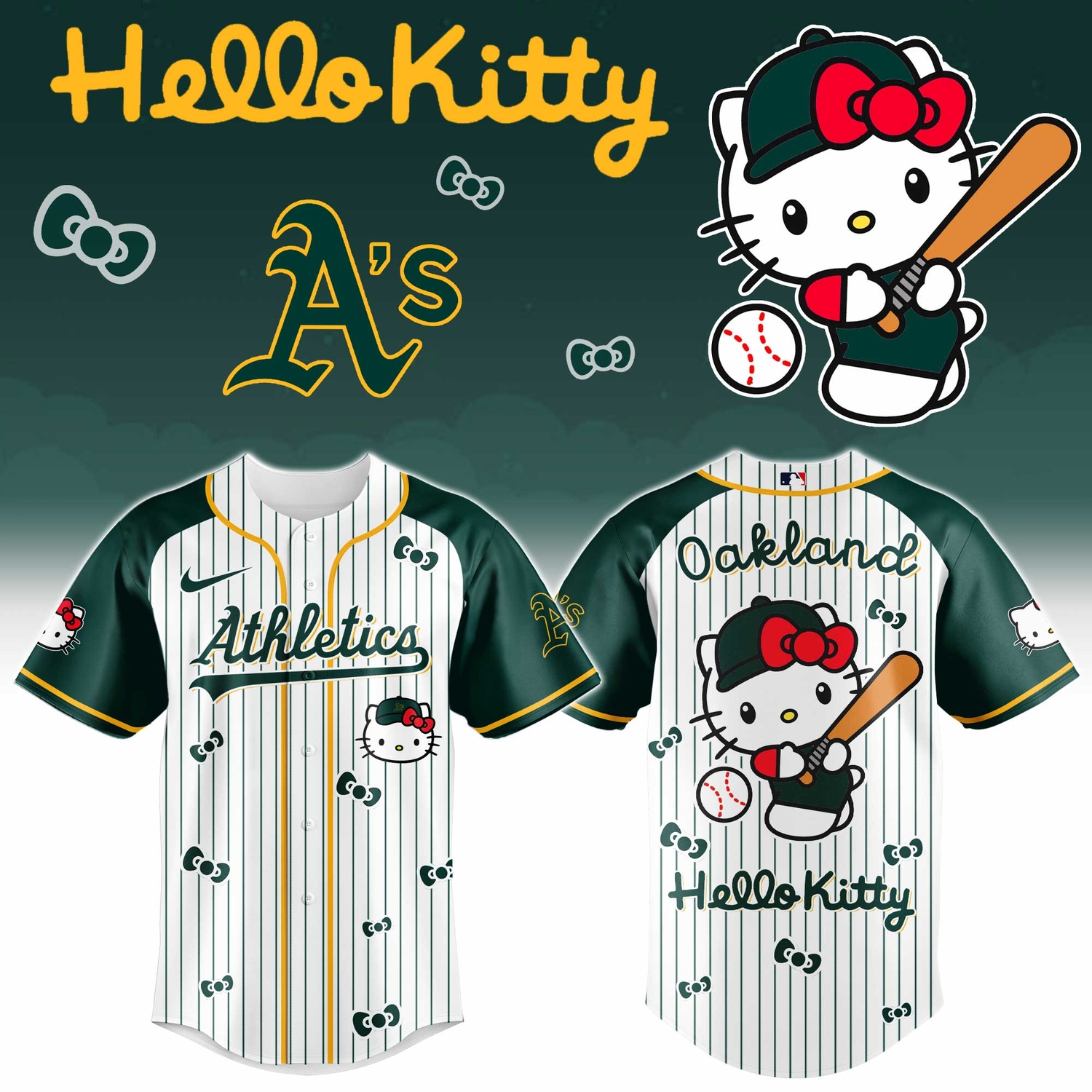 Oakland Athletics x Hello Kitty 2026 Limited Editions Jersey